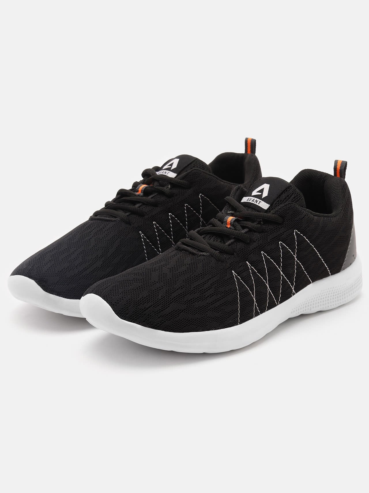 Avant Men's Ultra Light Running & Training Shoes - Black