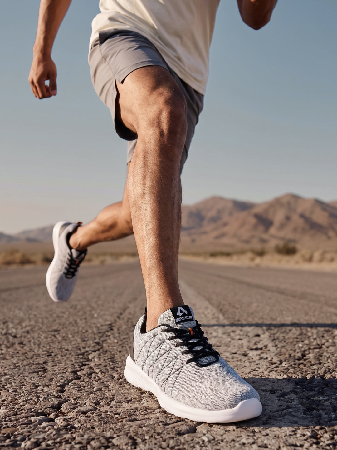 Avant Men's Ultra Light Running and Training Shoes - Grey