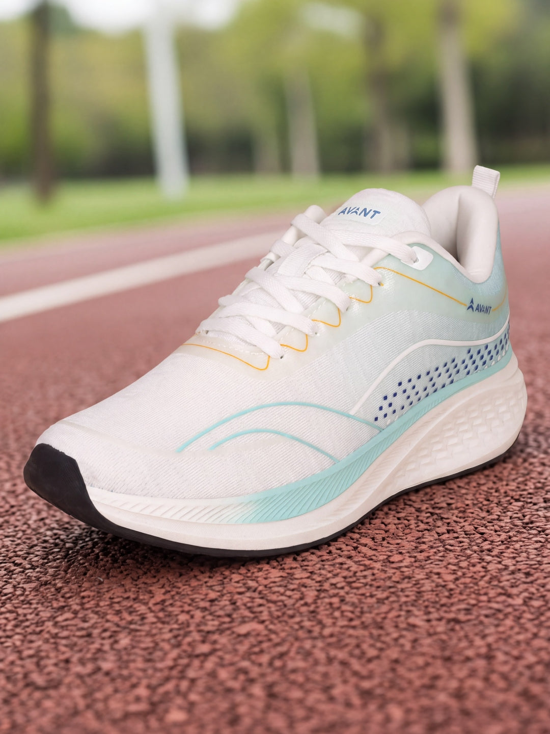 Avant Men's Stratos Running Shoes - White/L.Green