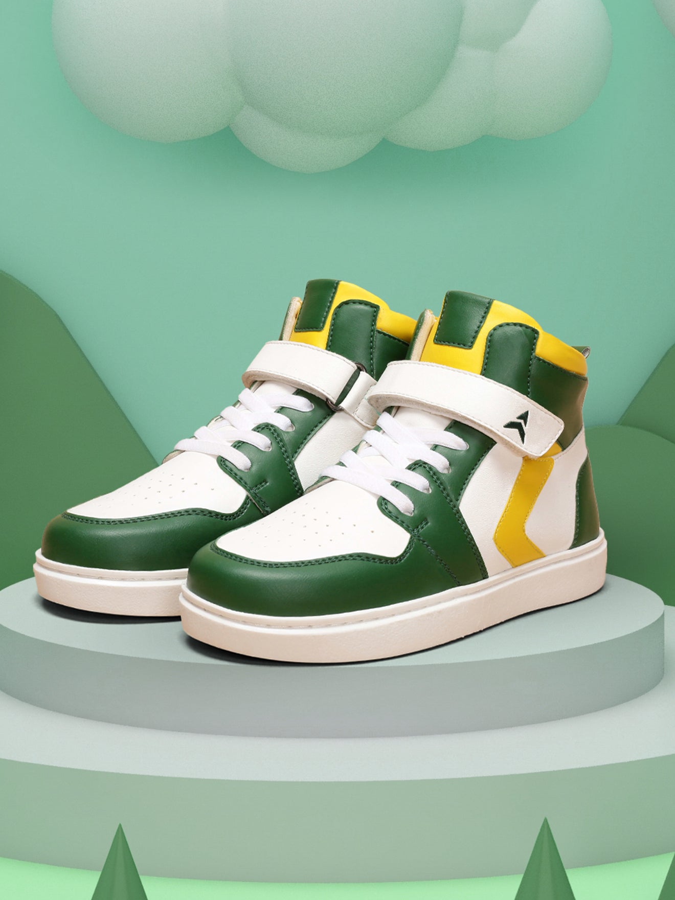 Avant Kids MiniMaverick Sneaker - Green/Yellow