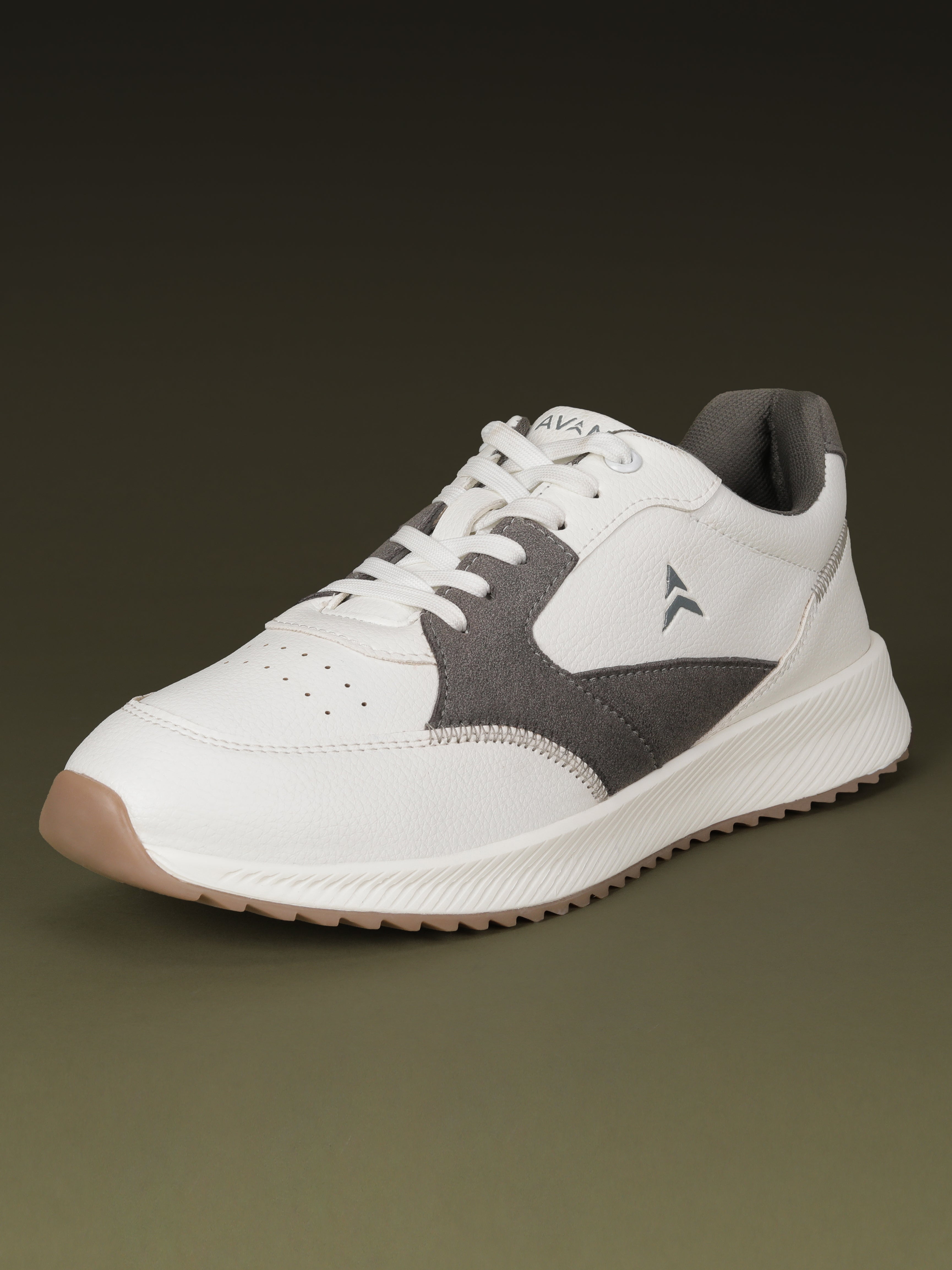 Avant Men's MotionCore Running Shoes - White/Grey