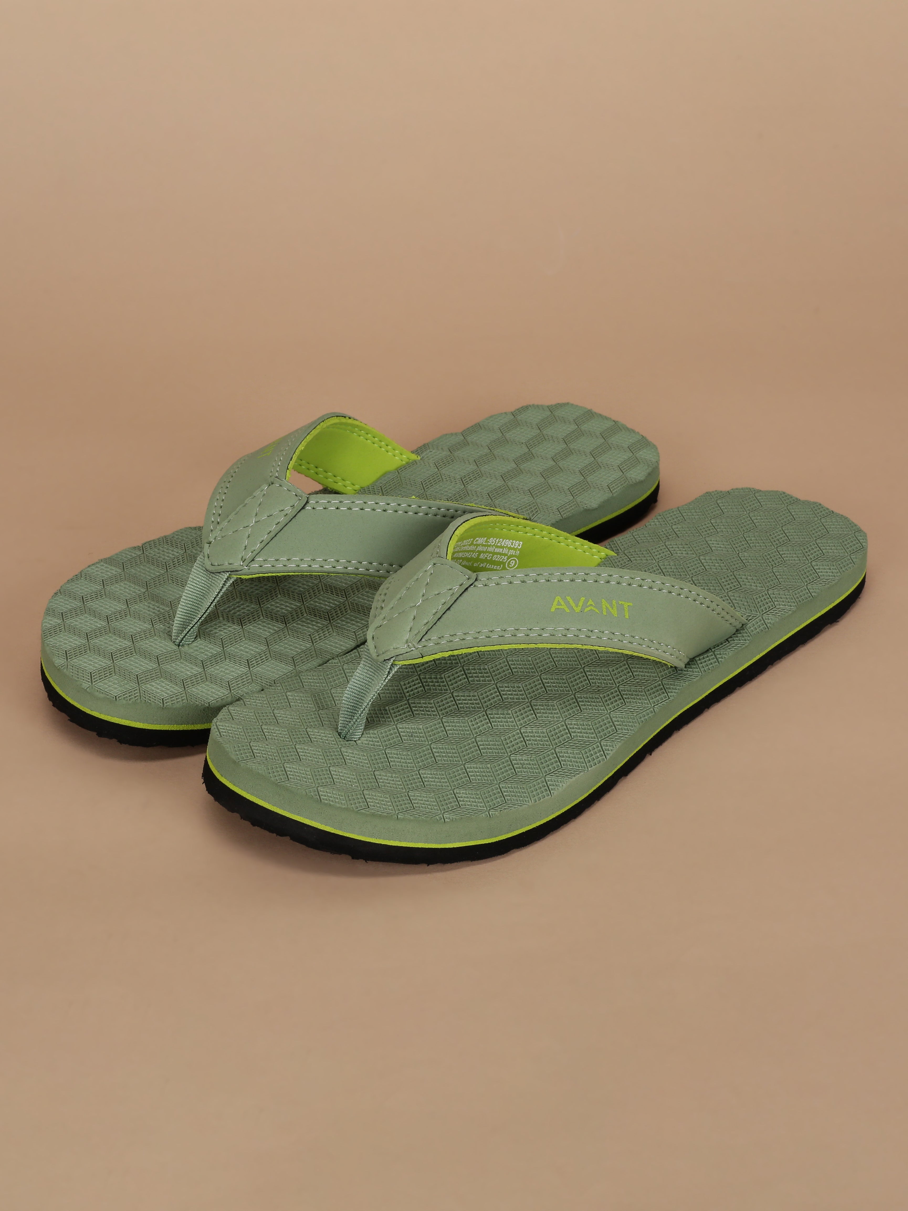 Avant Men's Cube Flip Flops - Pista