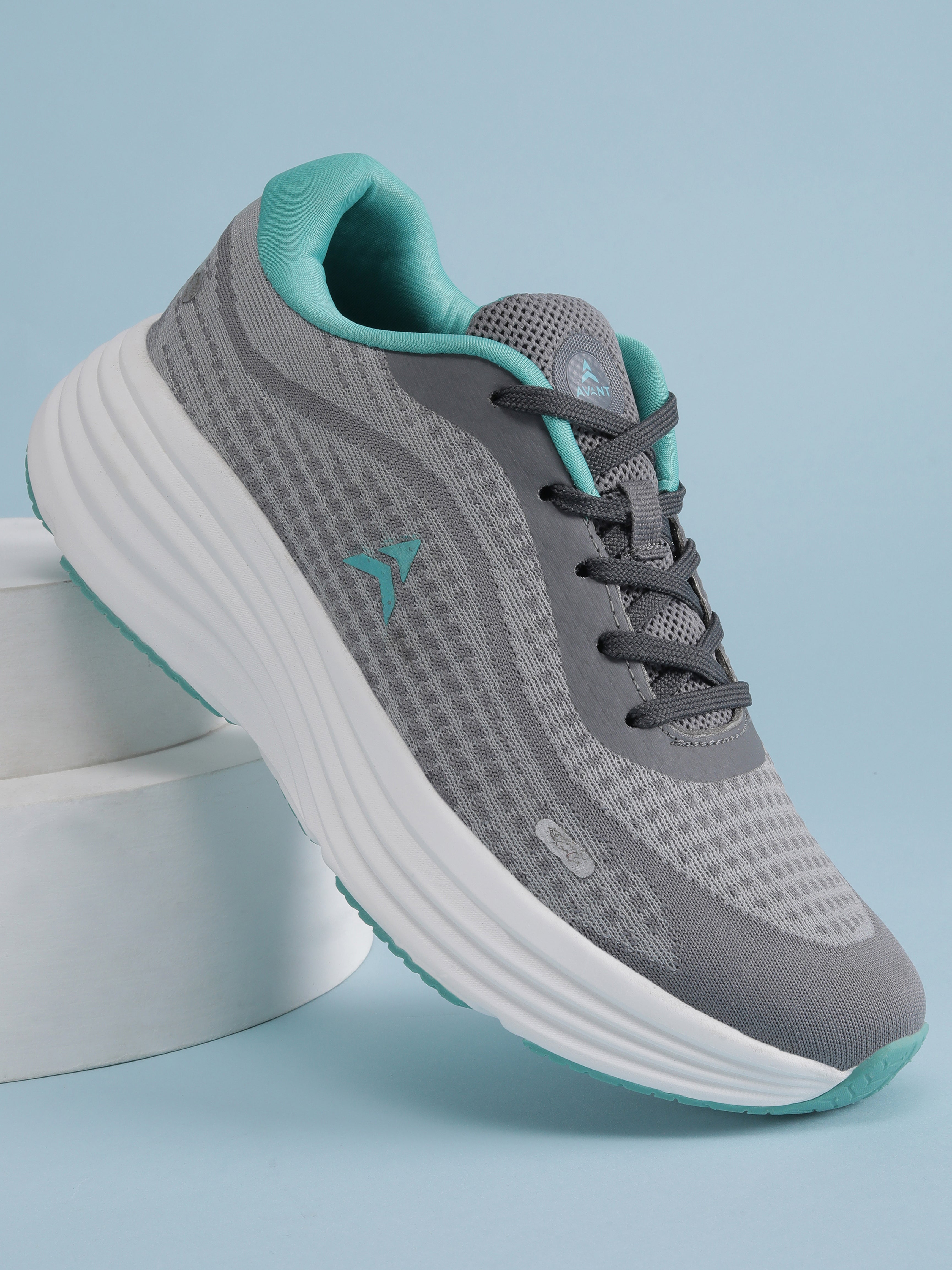 Avant Women's Cove Running Shoes - Grey/Sea Green