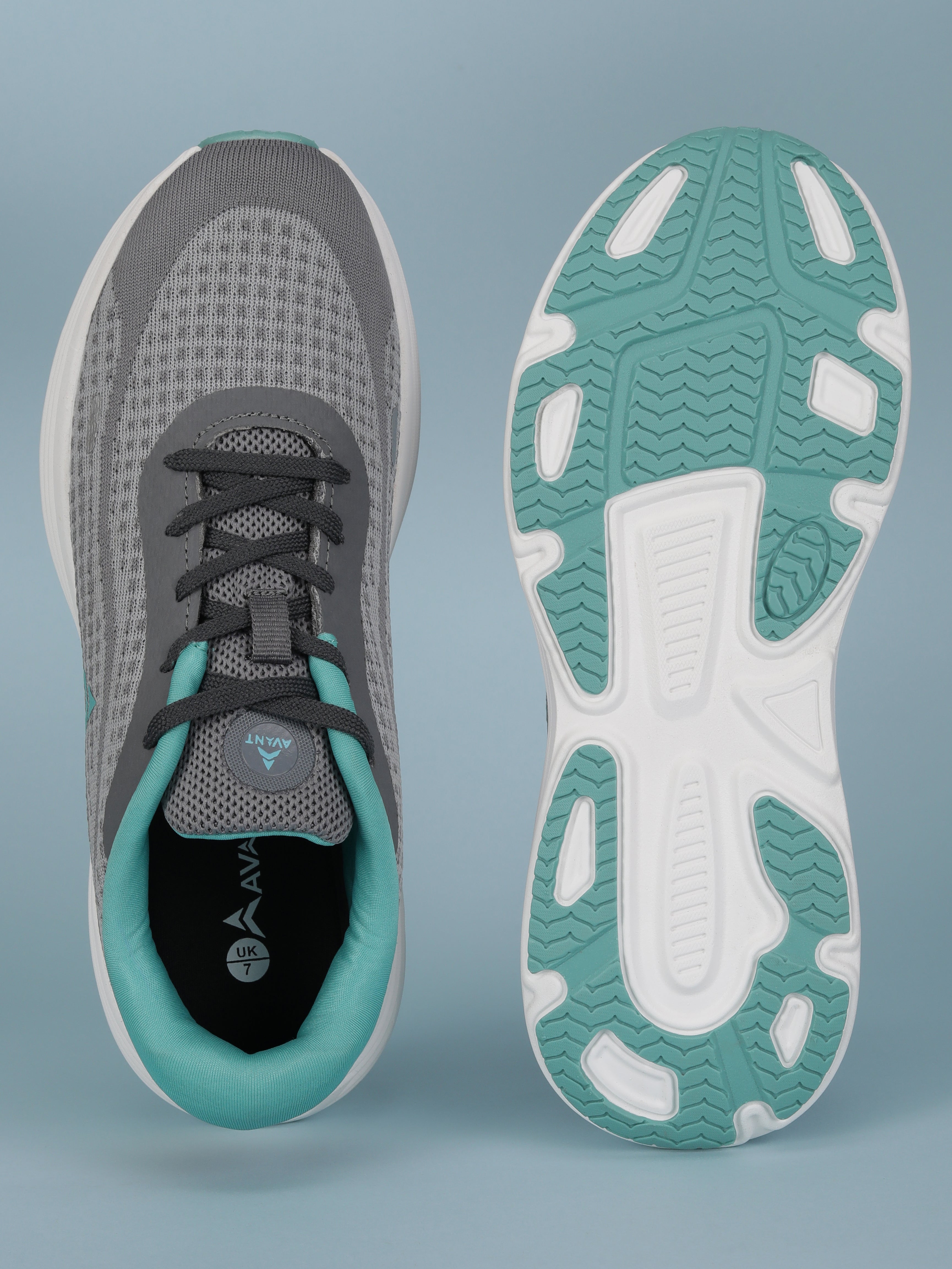 Avant Women's Cove Running Shoes - Grey/Sea Green