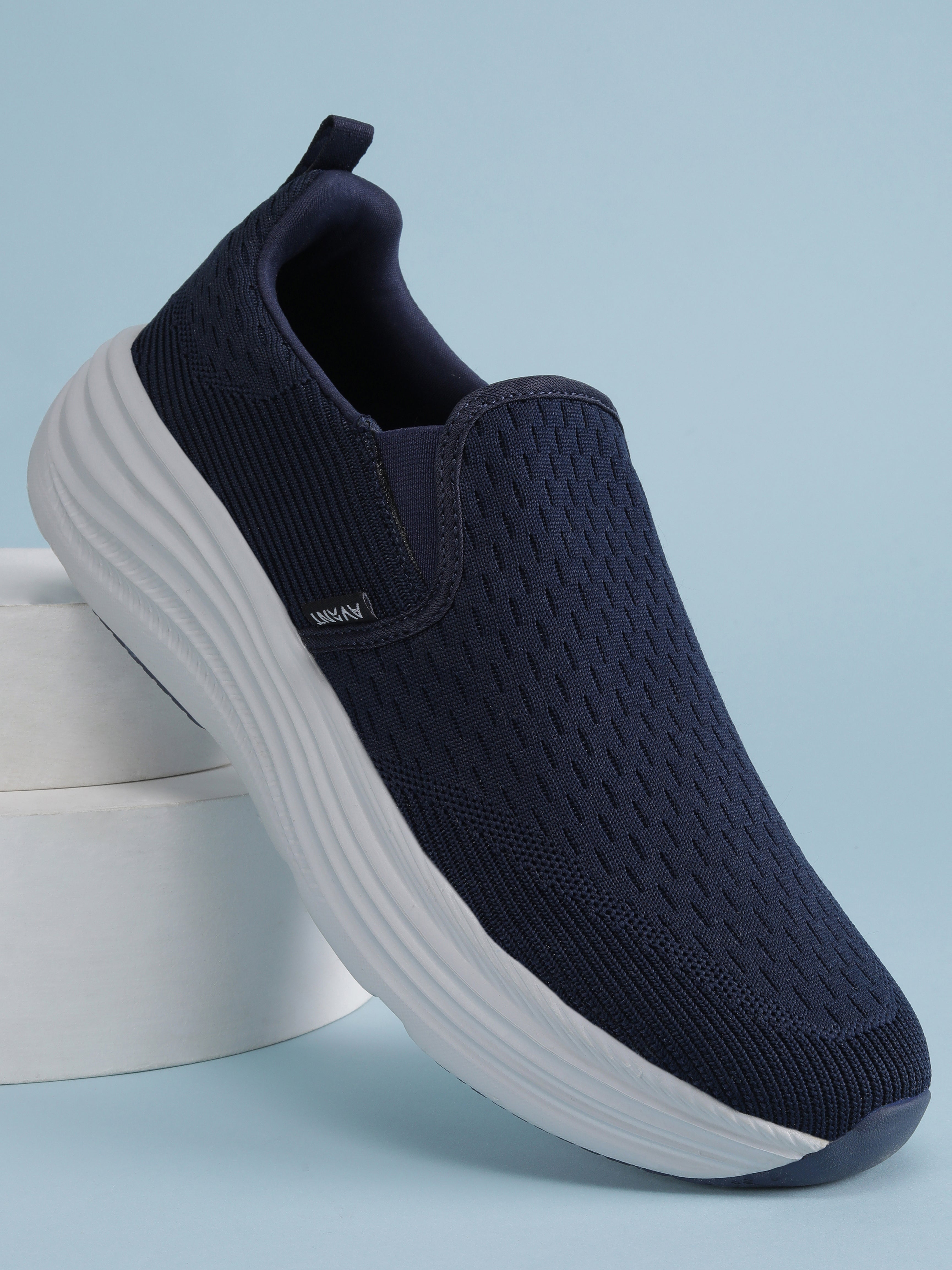 Avant Men's CityStride Walking Shoes - Navy Blue