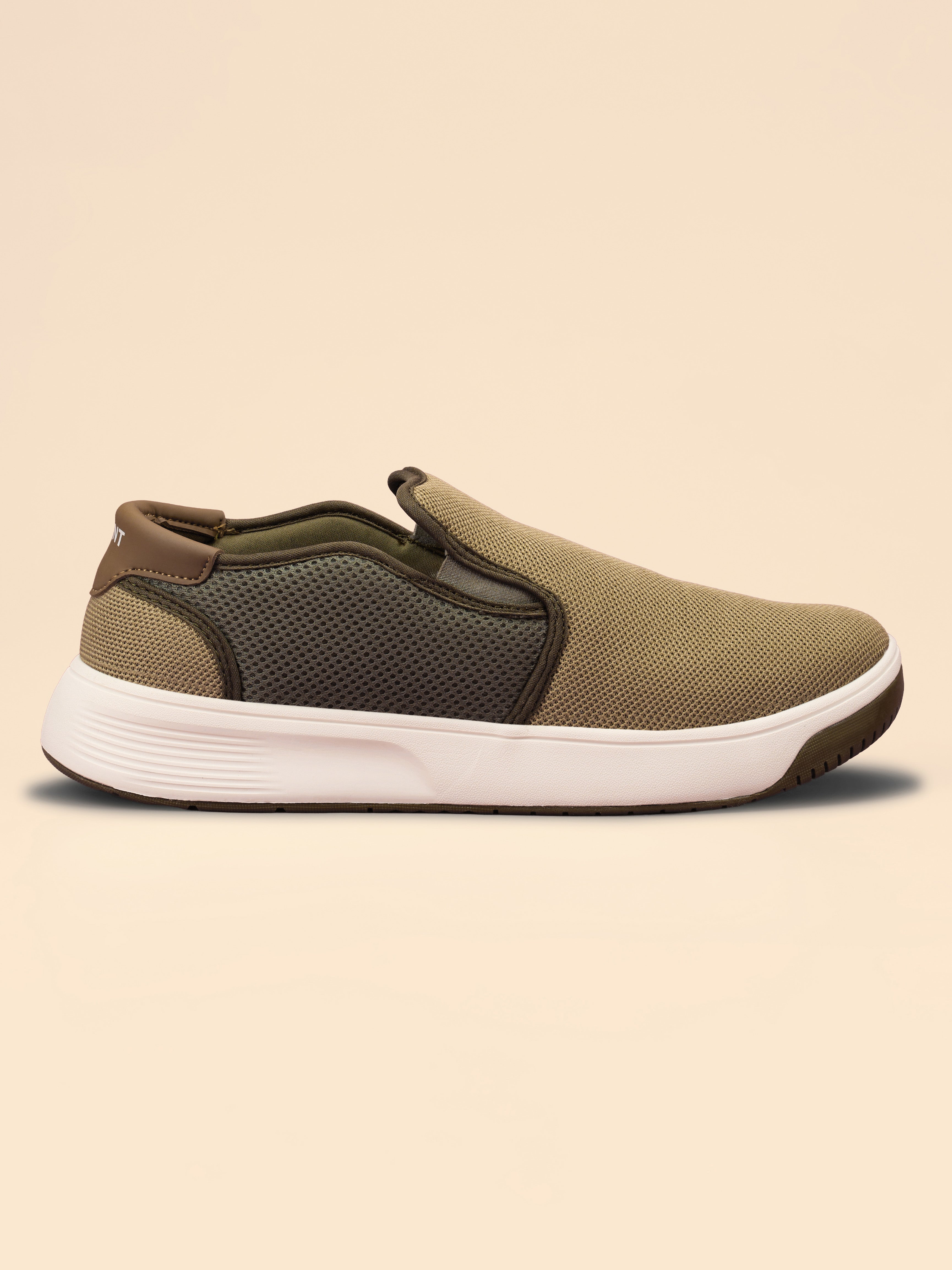 Avant Men's DailyStride Slip-On Walking Shoes - Olive
