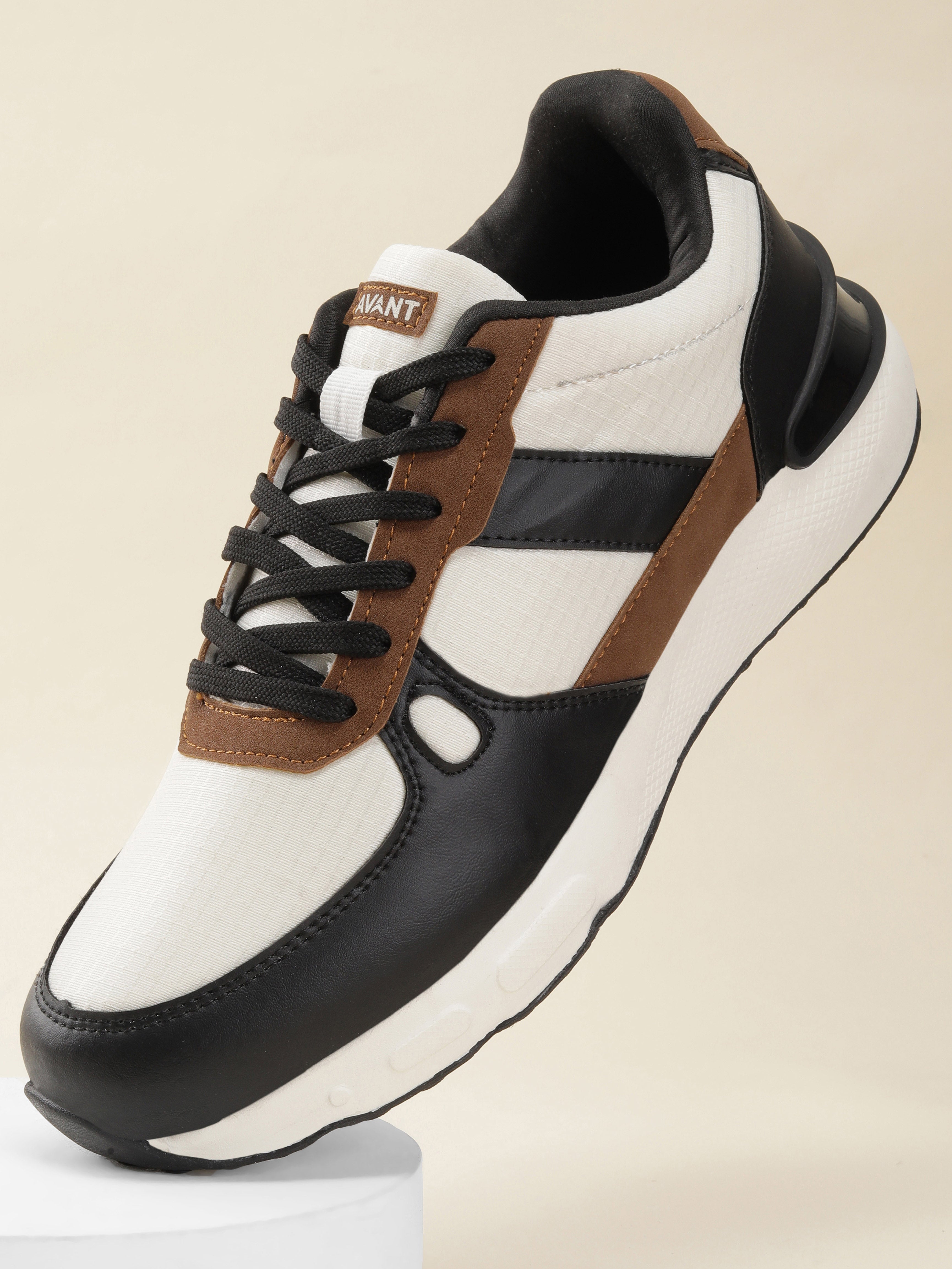 Avant Men's StepWise Sneakers - Beige/Black