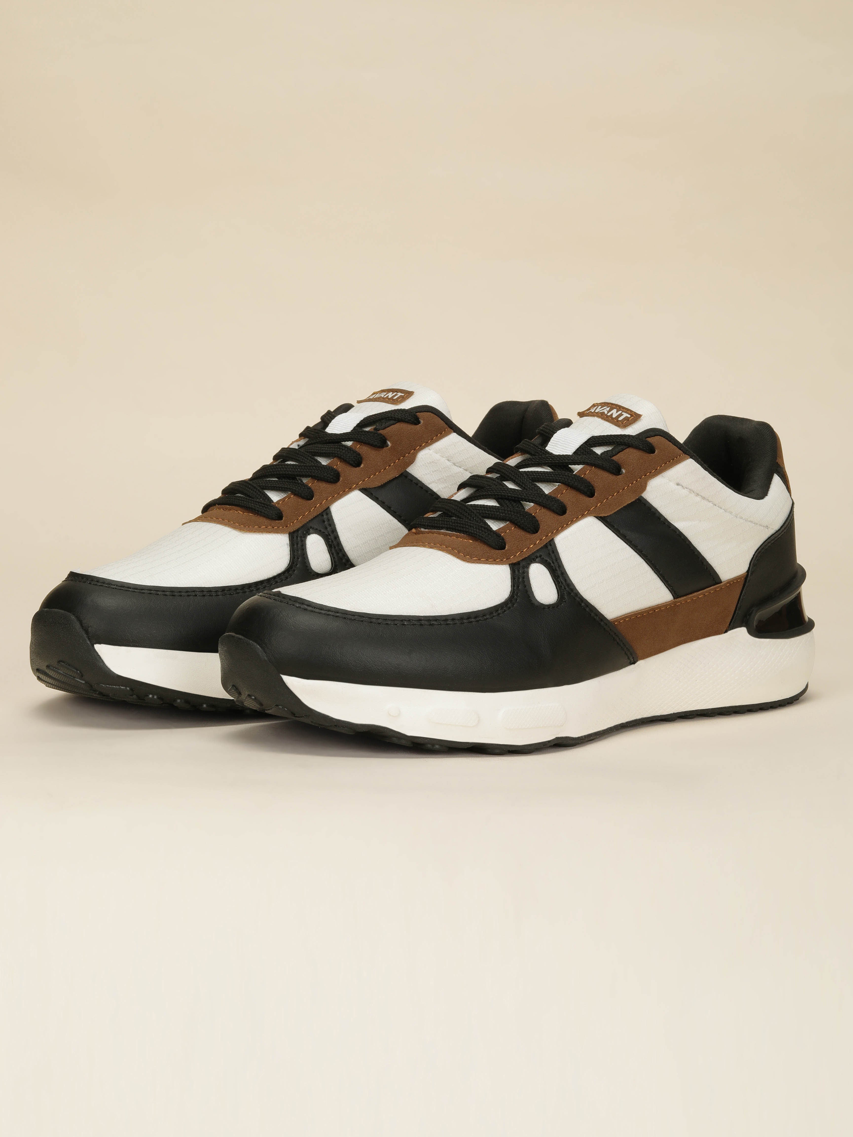 Avant Men's StepWise Sneakers - Beige/Black