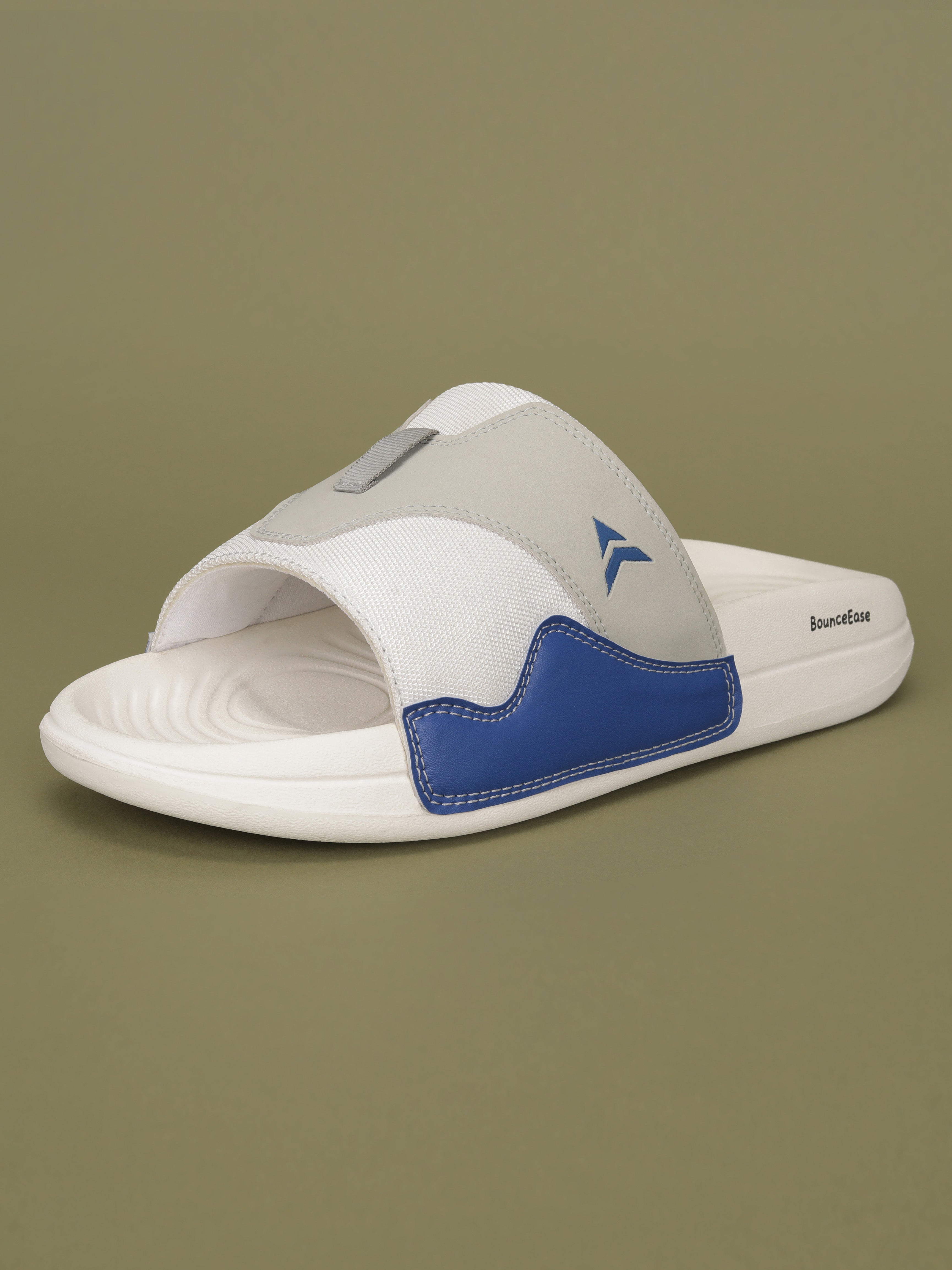 Avant Men's SoftStride Sliders - White/Blue