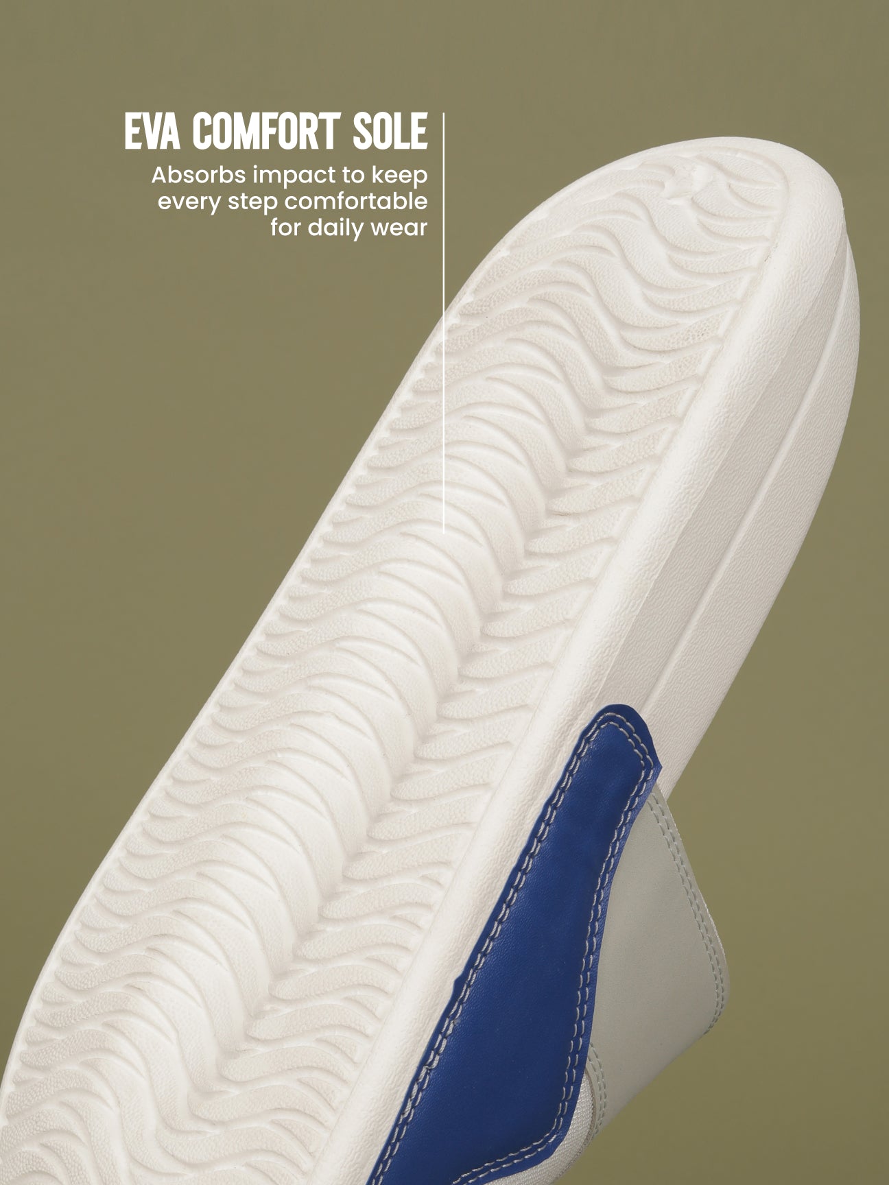 Avant Men's SoftStride Sliders - White/Blue