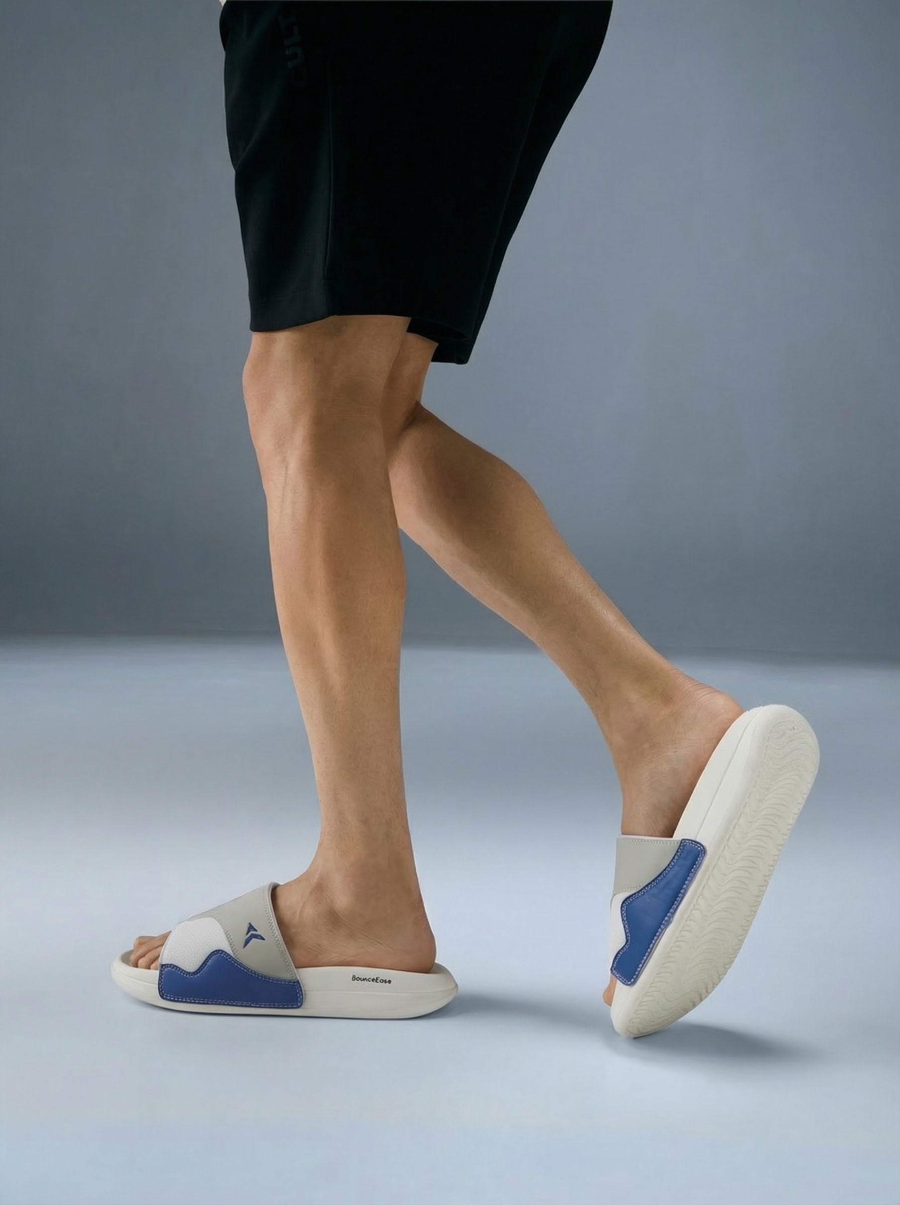 Avant Men's SoftStride Sliders - White/Blue