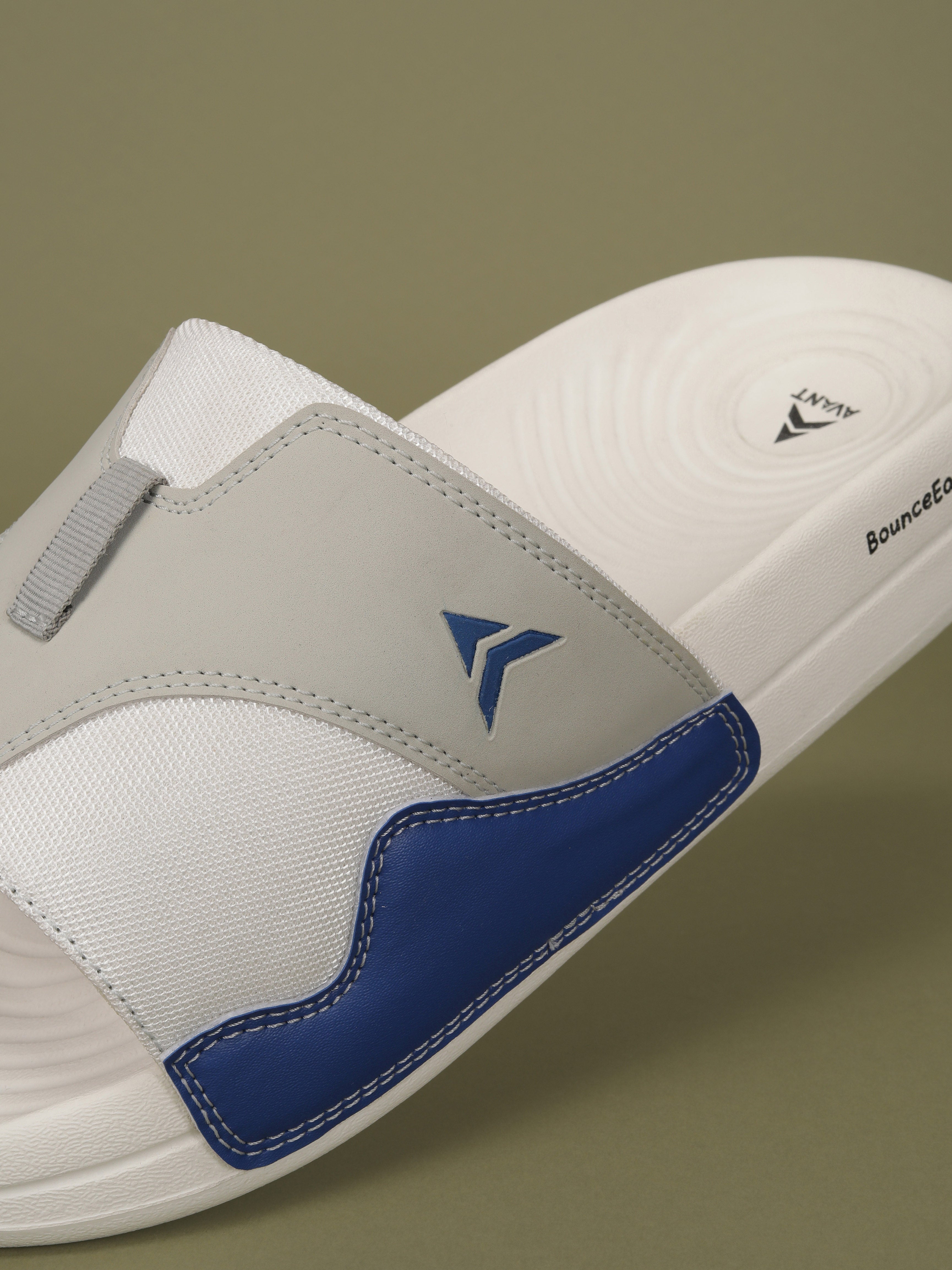 Avant Men's SoftStride Sliders - White/Blue
