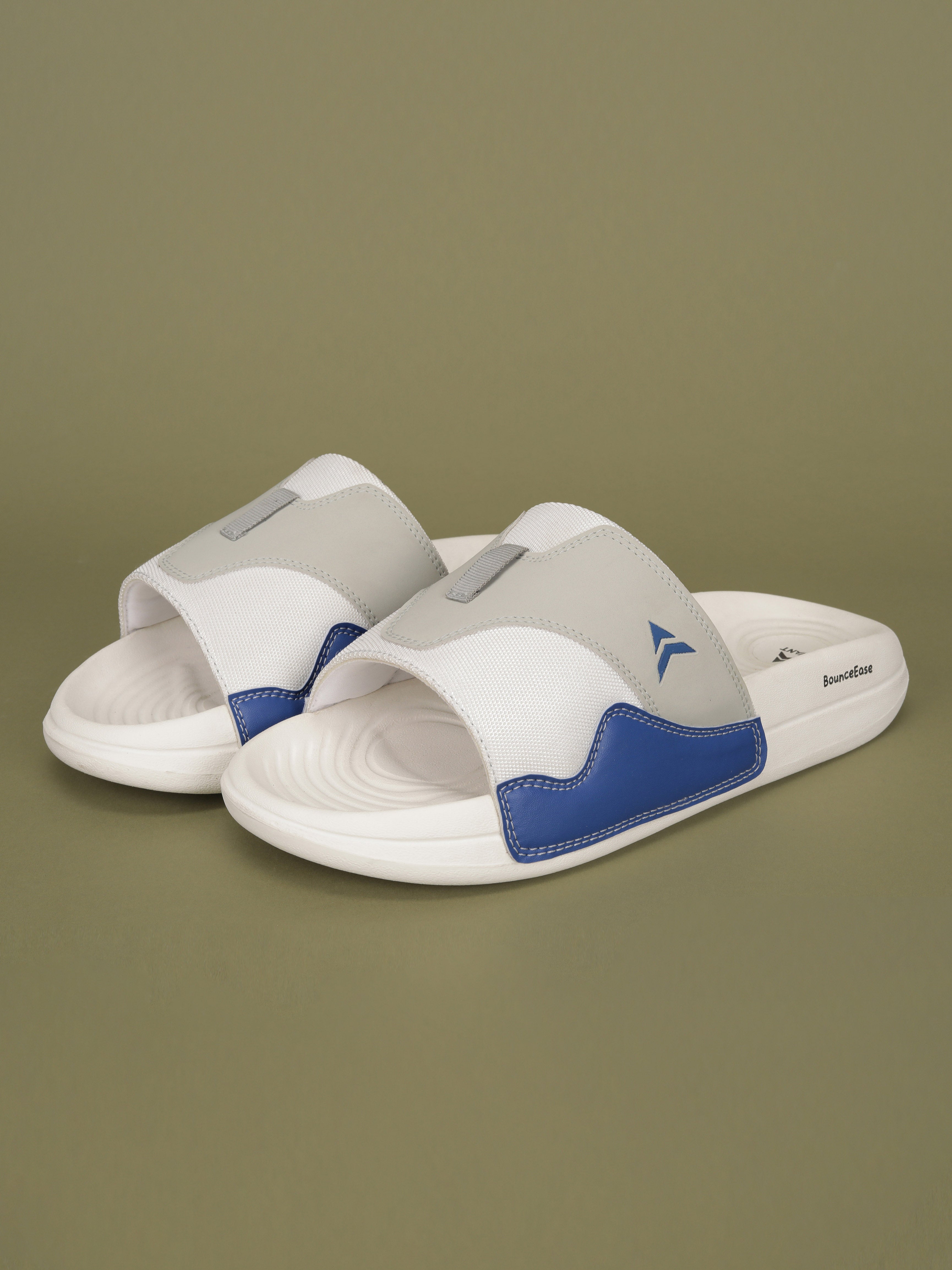 Avant Men's SoftStride Sliders - White/Blue