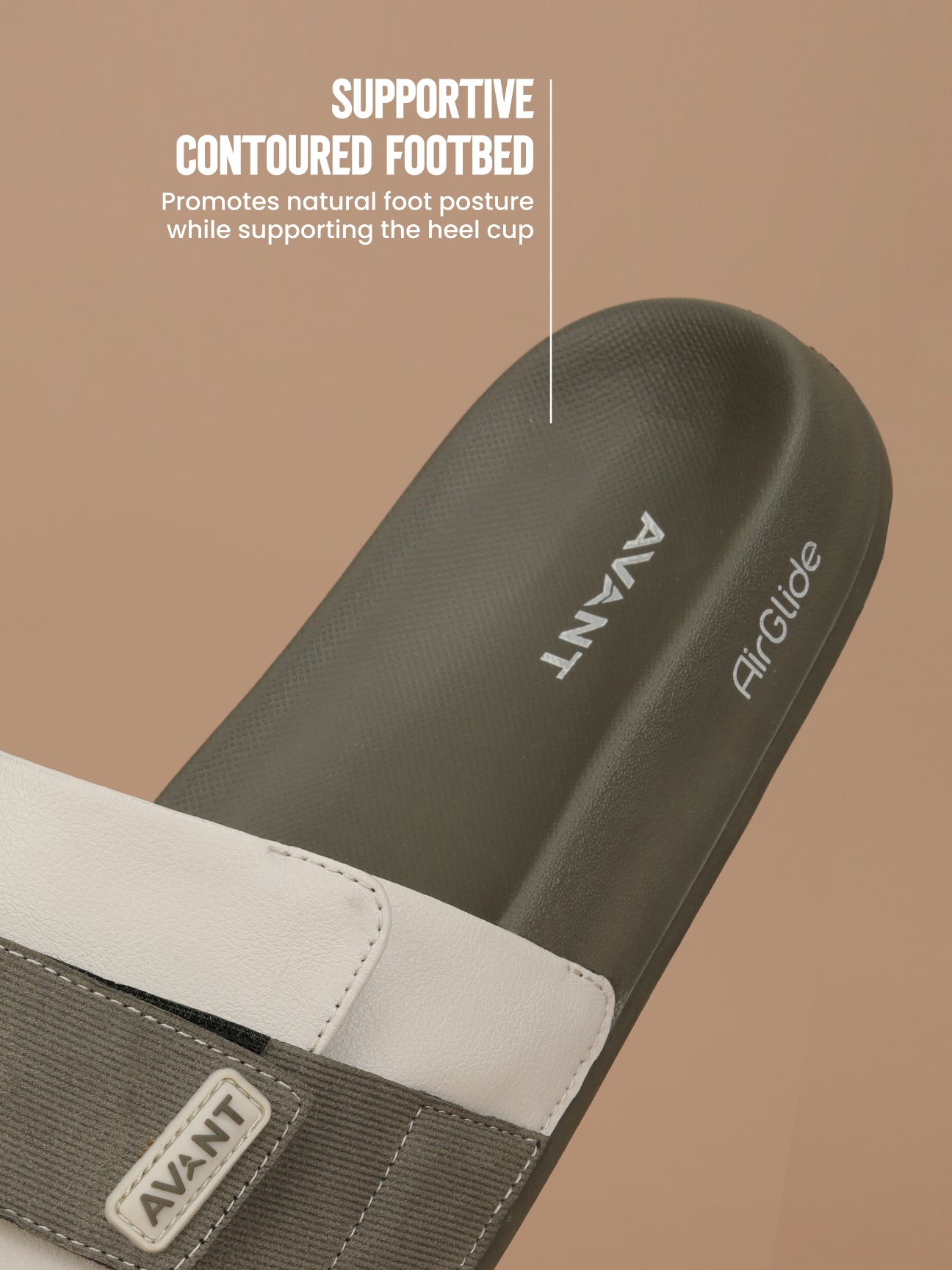 Avant Men's EasyTread Sliders - Beige