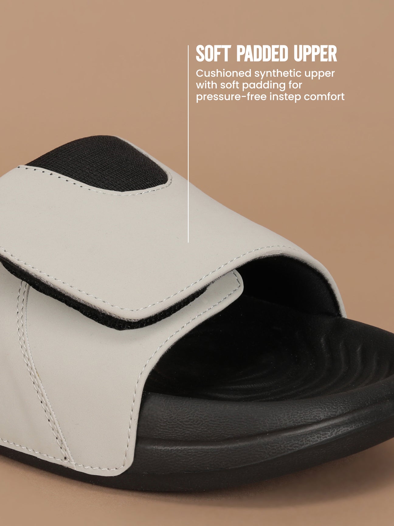 Avant Men's PlushStep Sliders - Grey