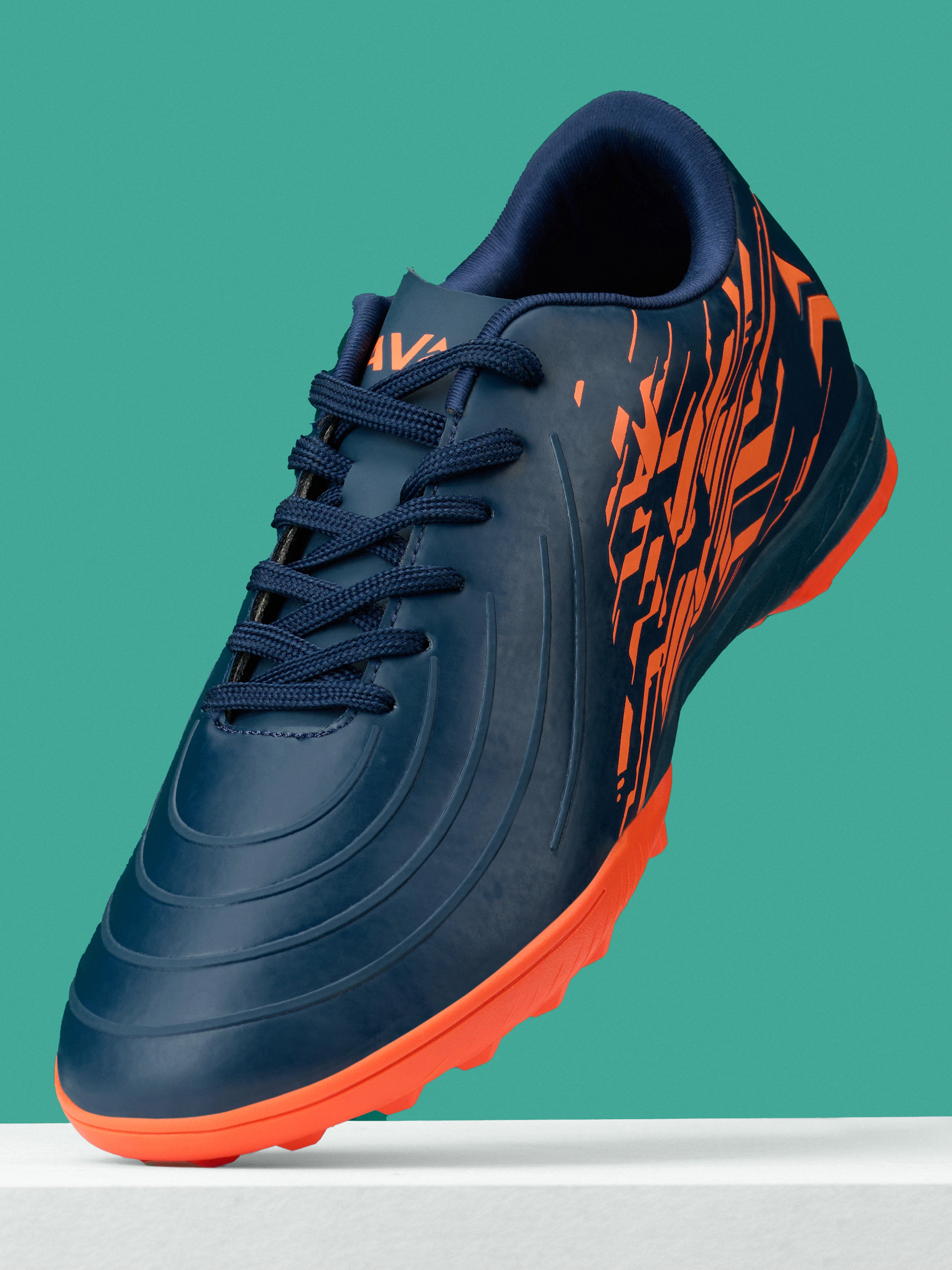 Avant Men's SpikeRush Football Shoes - Navy/Orange