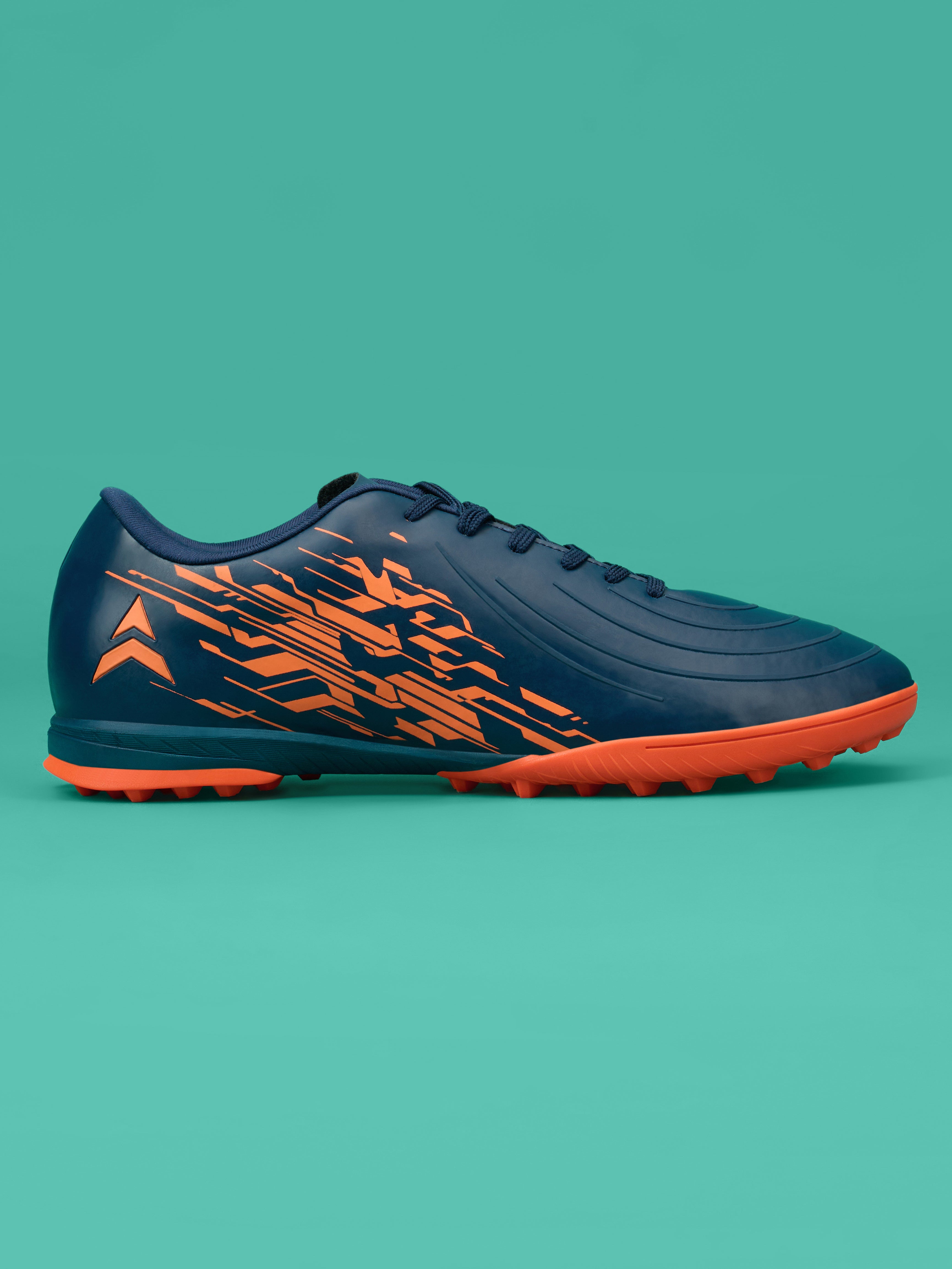 Avant Men's SpikeRush Football Shoes - Navy/Orange