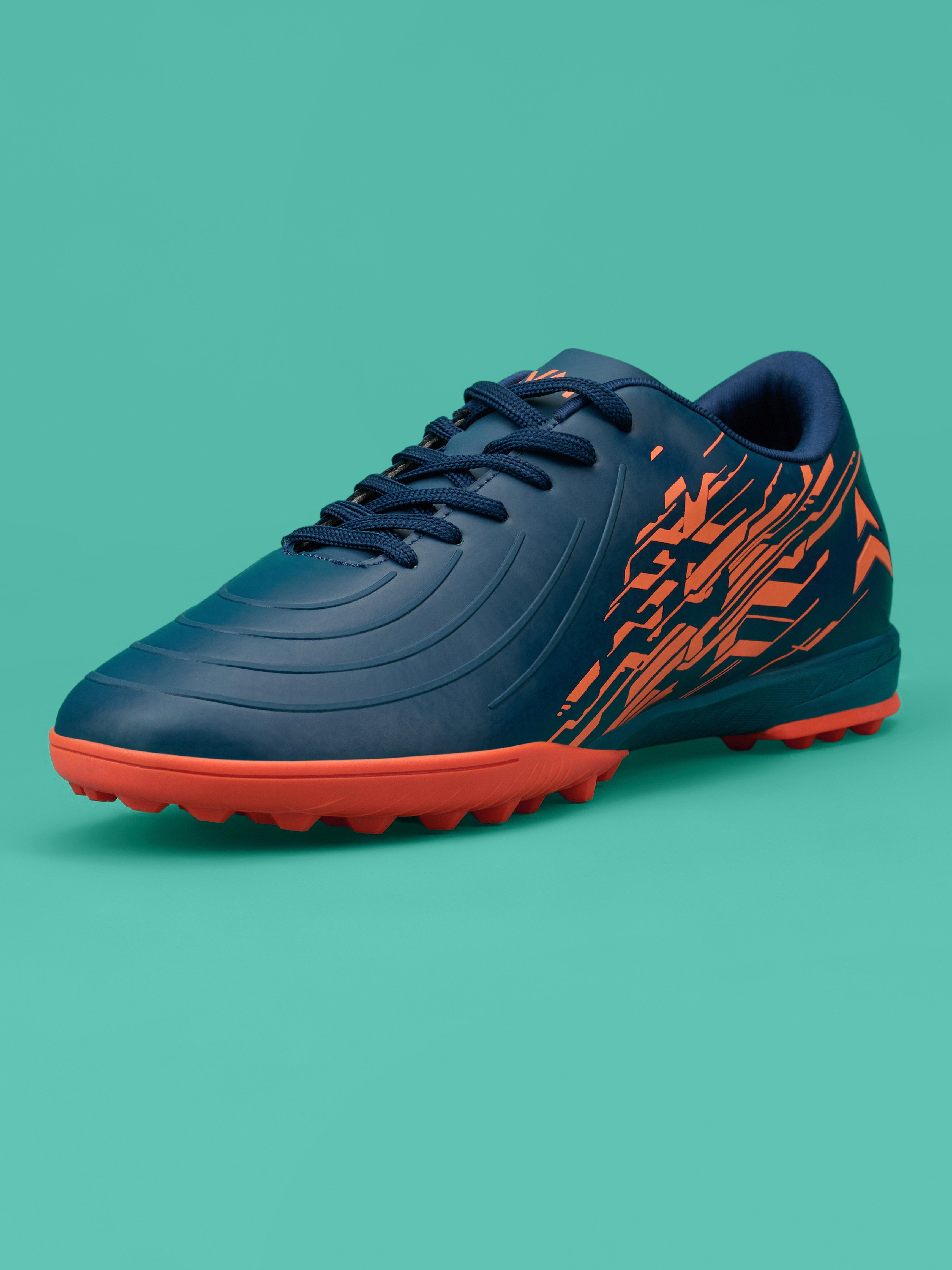 Avant Men's SpikeRush Football Shoes - Navy/Orange