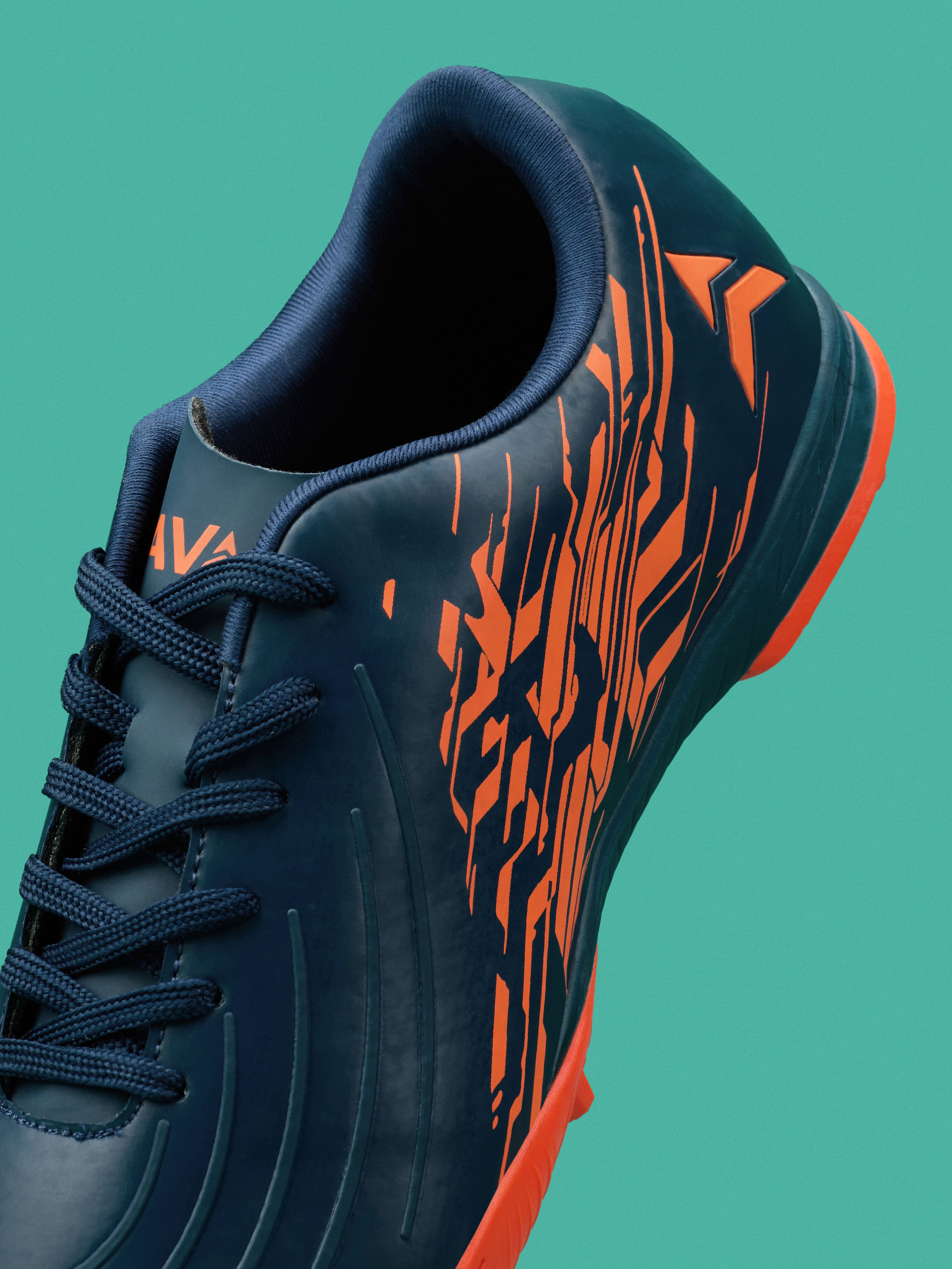 Avant Men's SpikeRush Football Shoes - Navy/Orange