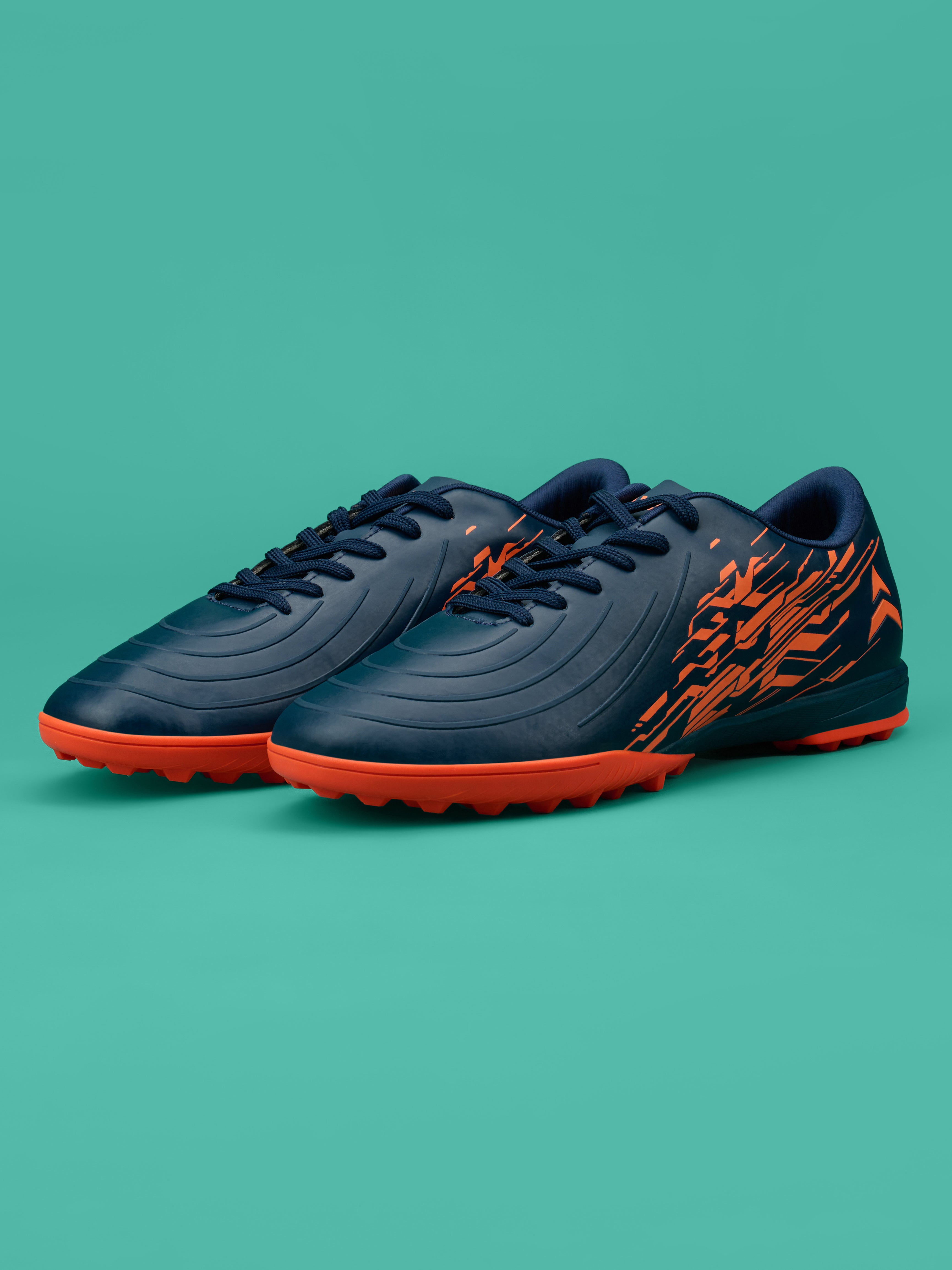 Avant Men's SpikeRush Football Shoes - Navy/Orange