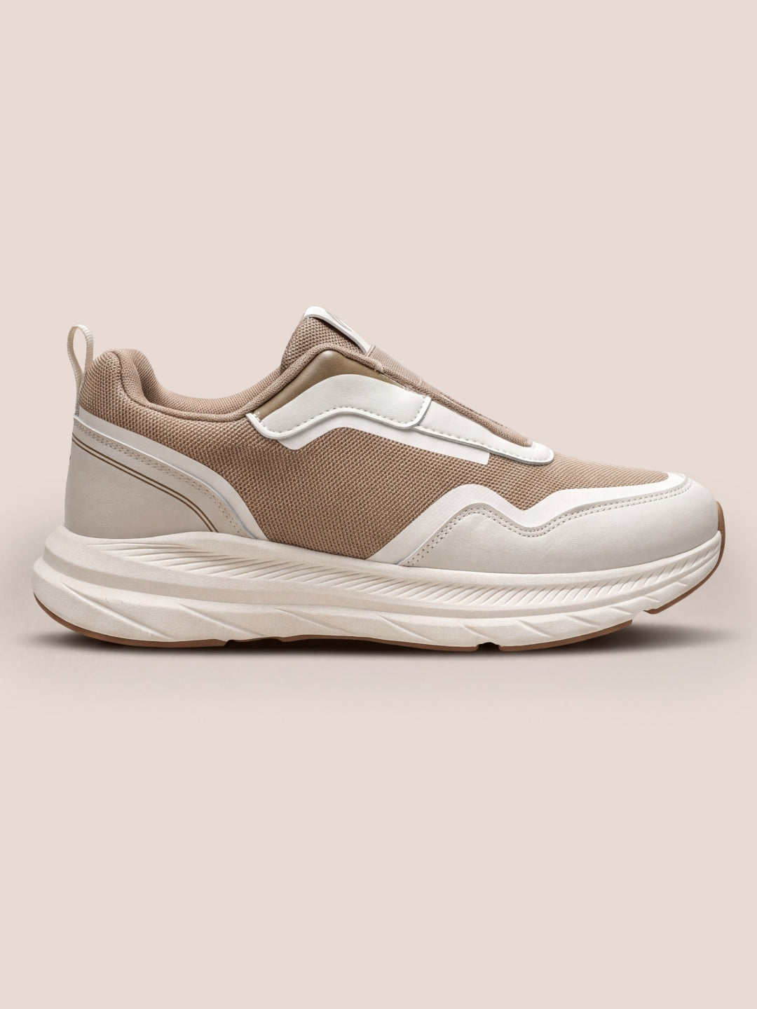 Avant Men's EaseCore Walking Shoes - White/Brown