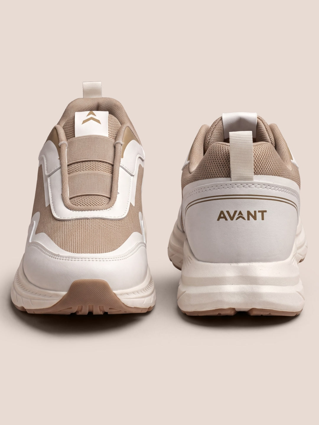 Avant Men's EaseCore Walking Shoes - White/Brown