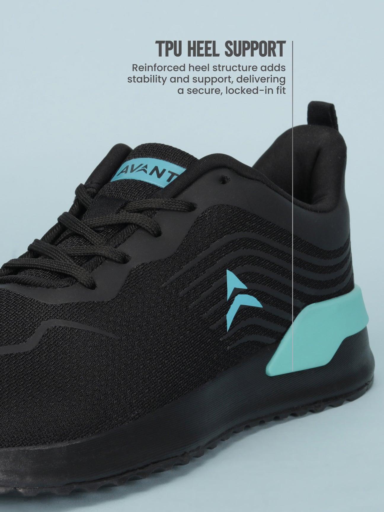 Avant Men's Glanza Running Shoes - Black