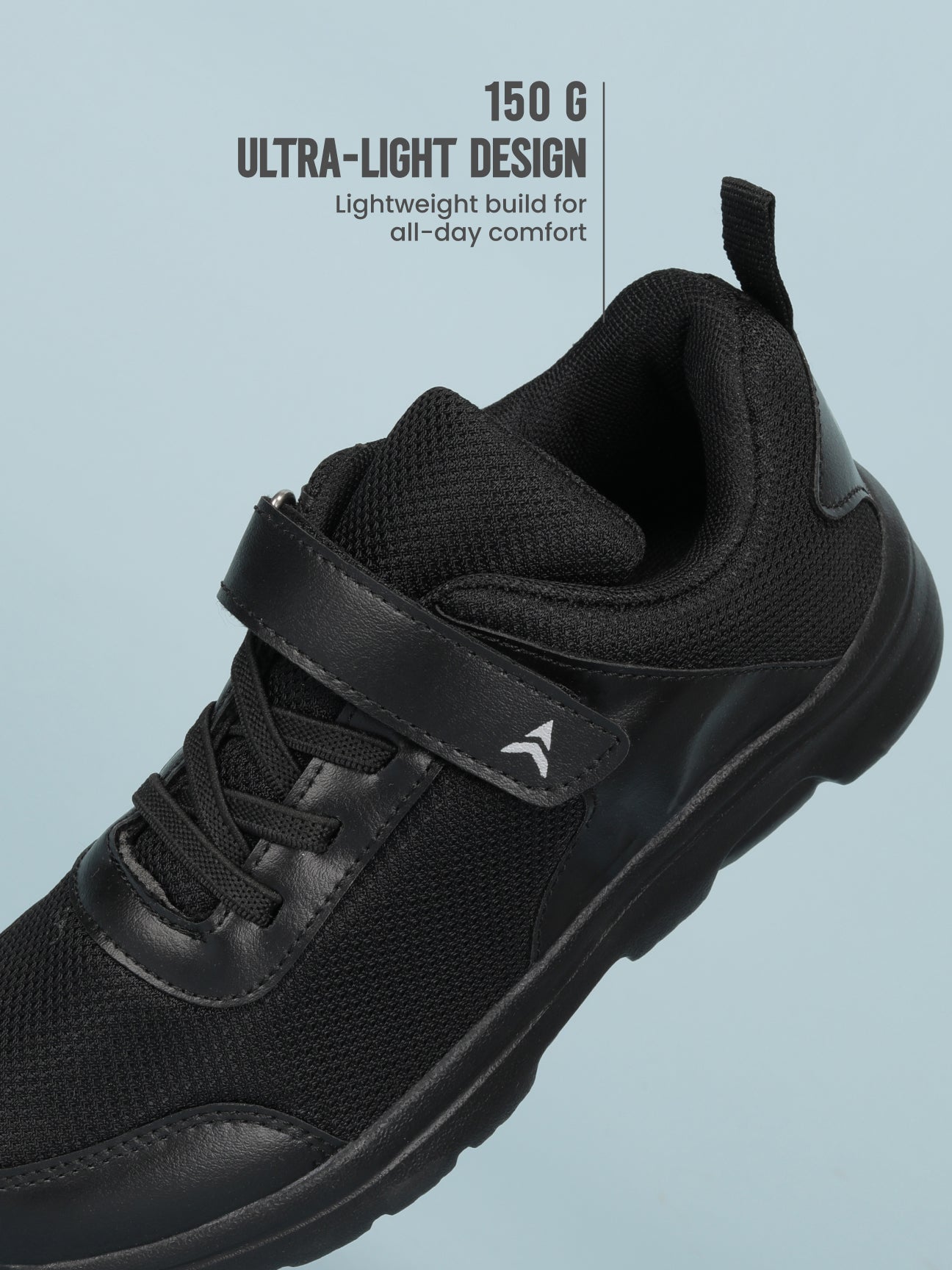 Avant Kid's Unisex PlayDash School Shoes - Black