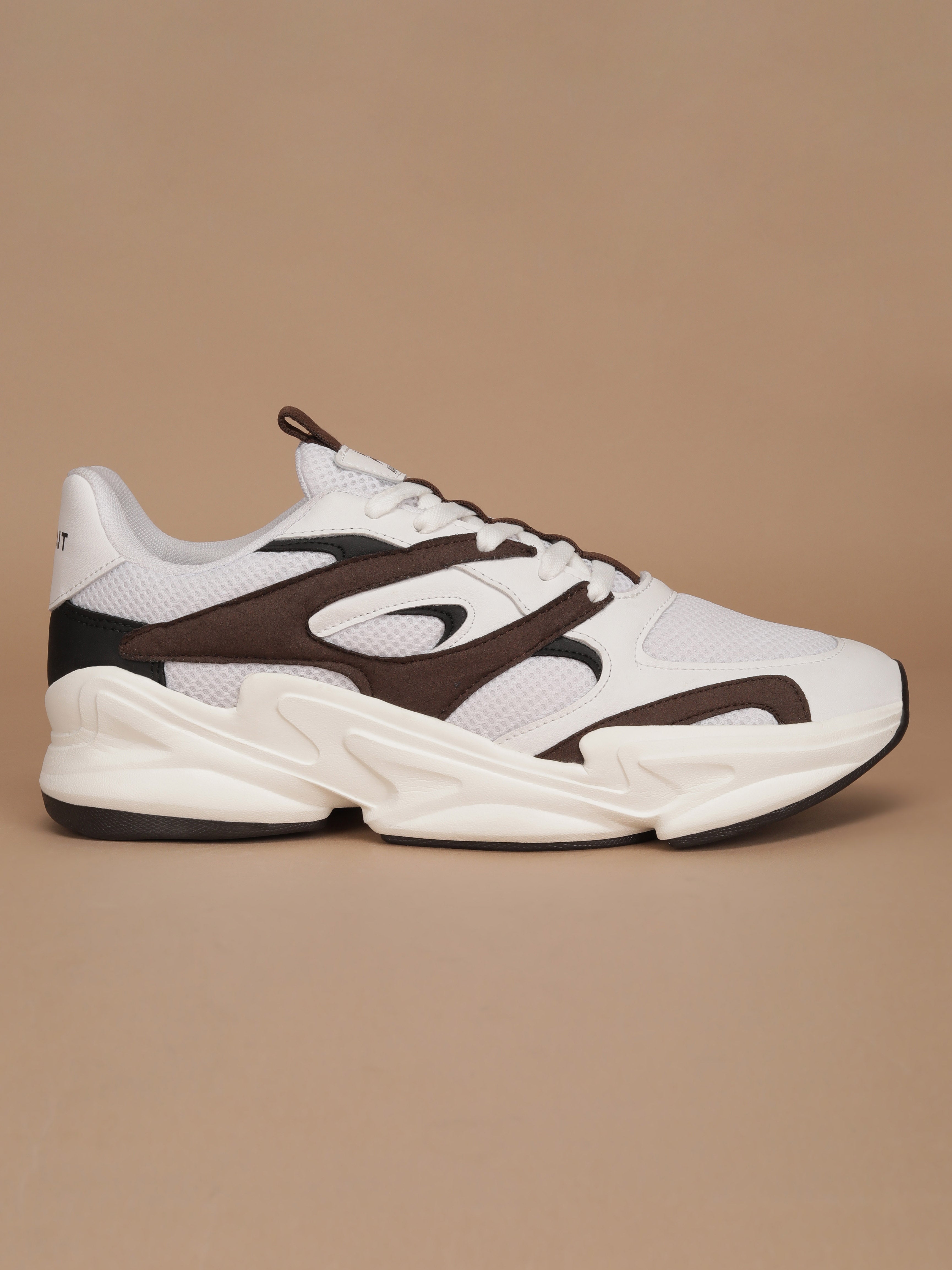 Avant Men DriftPulse Sneakers - White/Brown