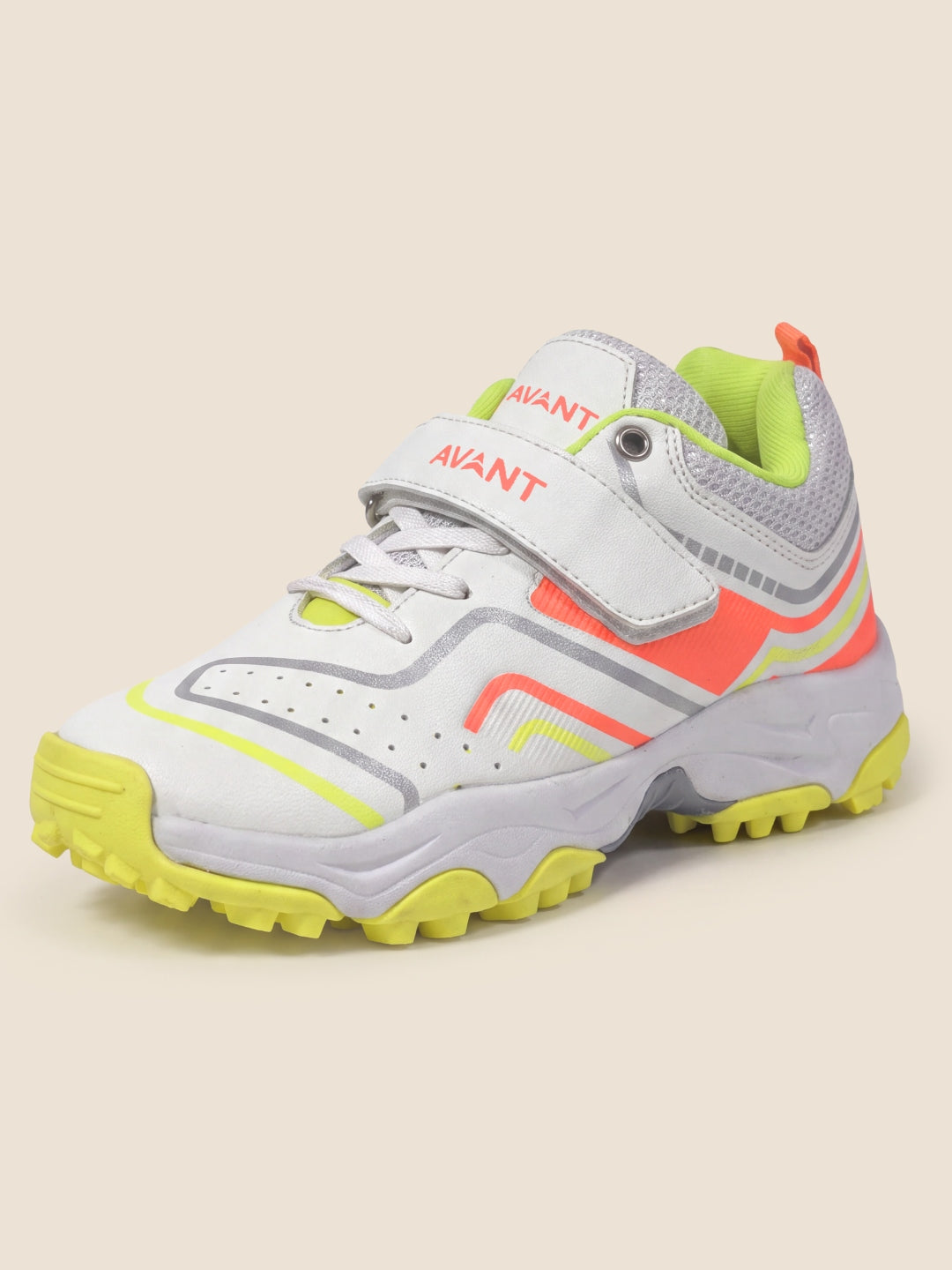 Avant Kids Impact Cricket Shoes - White