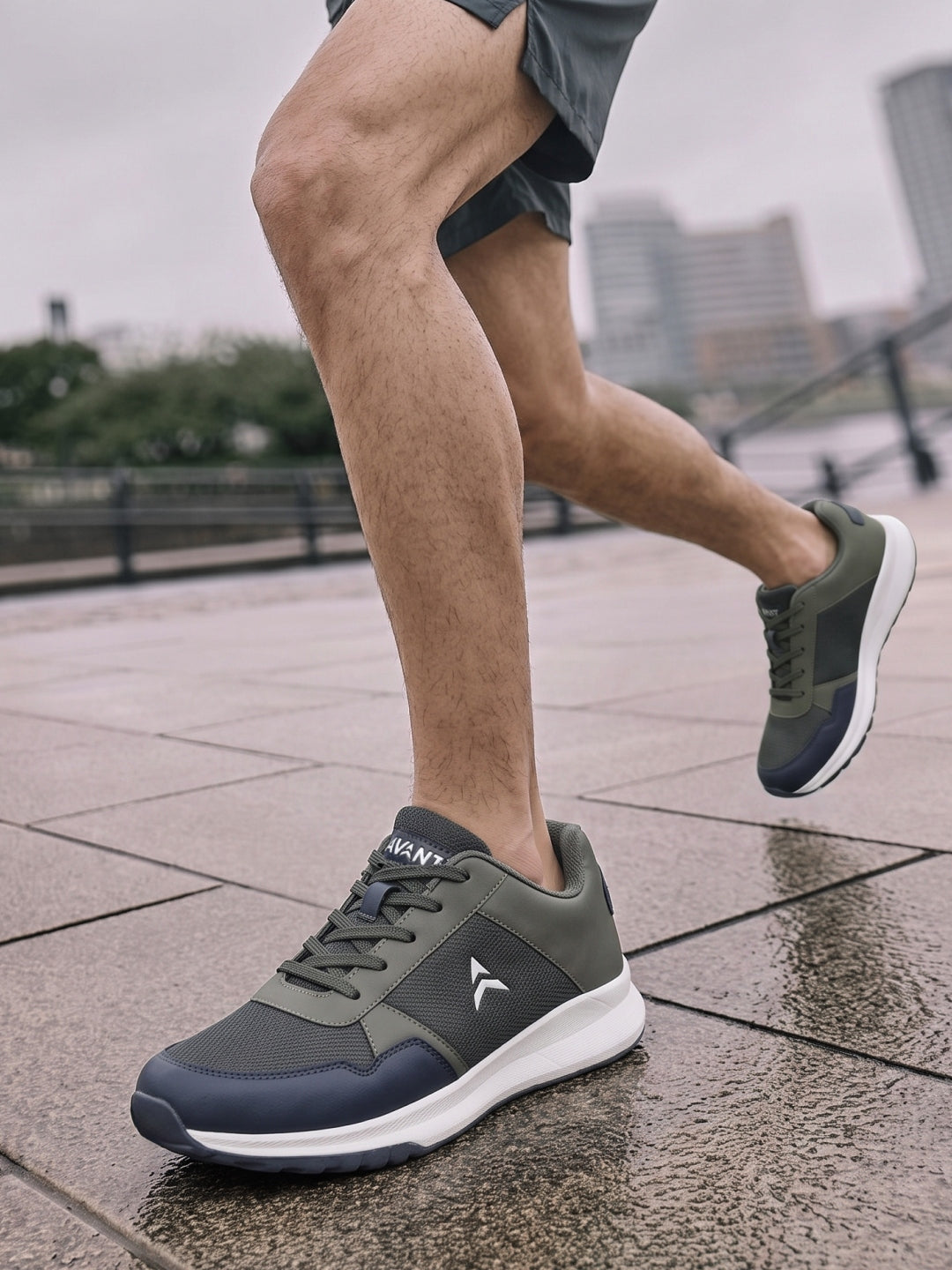 Avant Men's GridRun Running Shoes - Grey