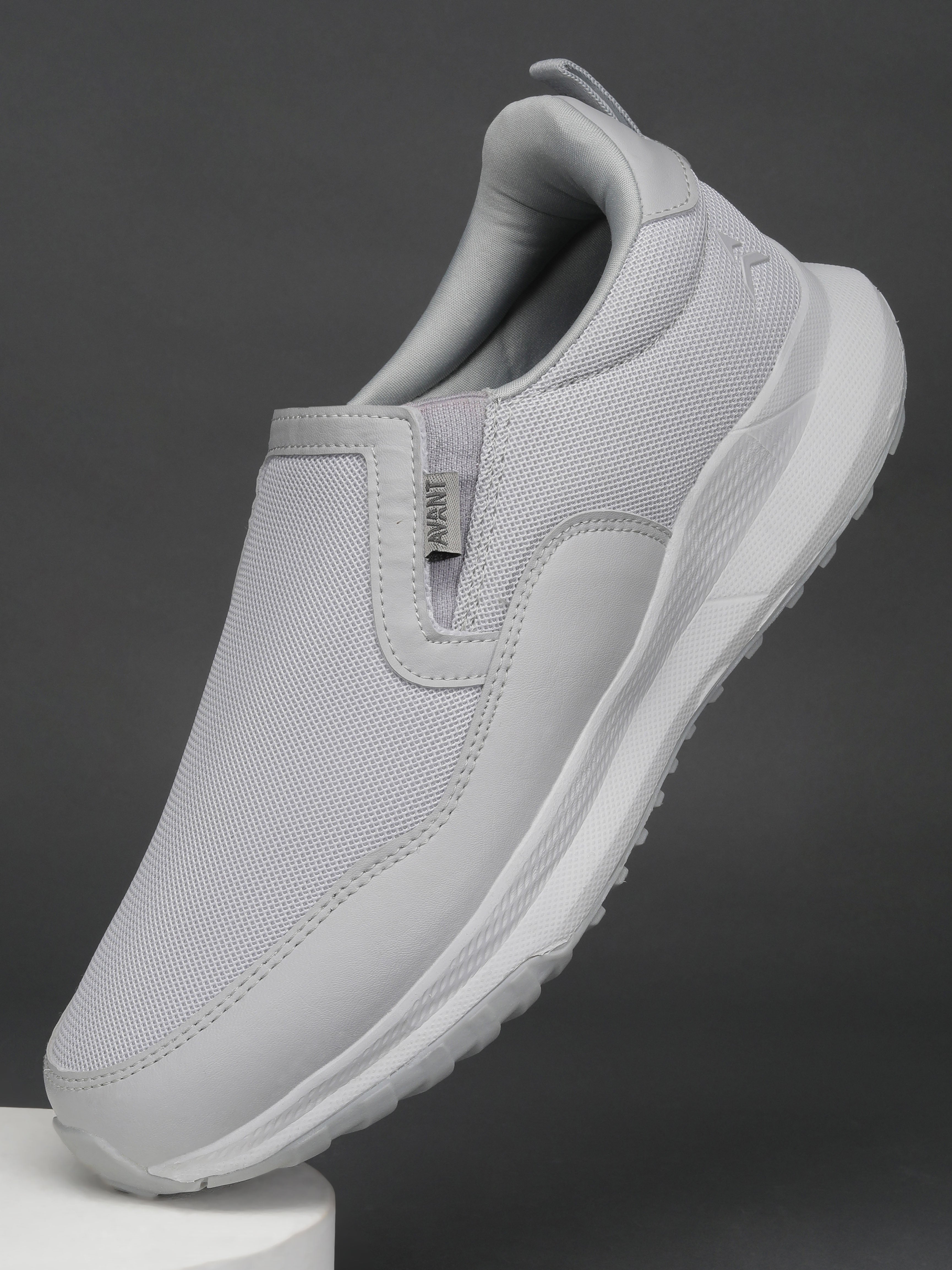 Avant Men's FlexiGlide Slip-On Walking Shoes - Grey