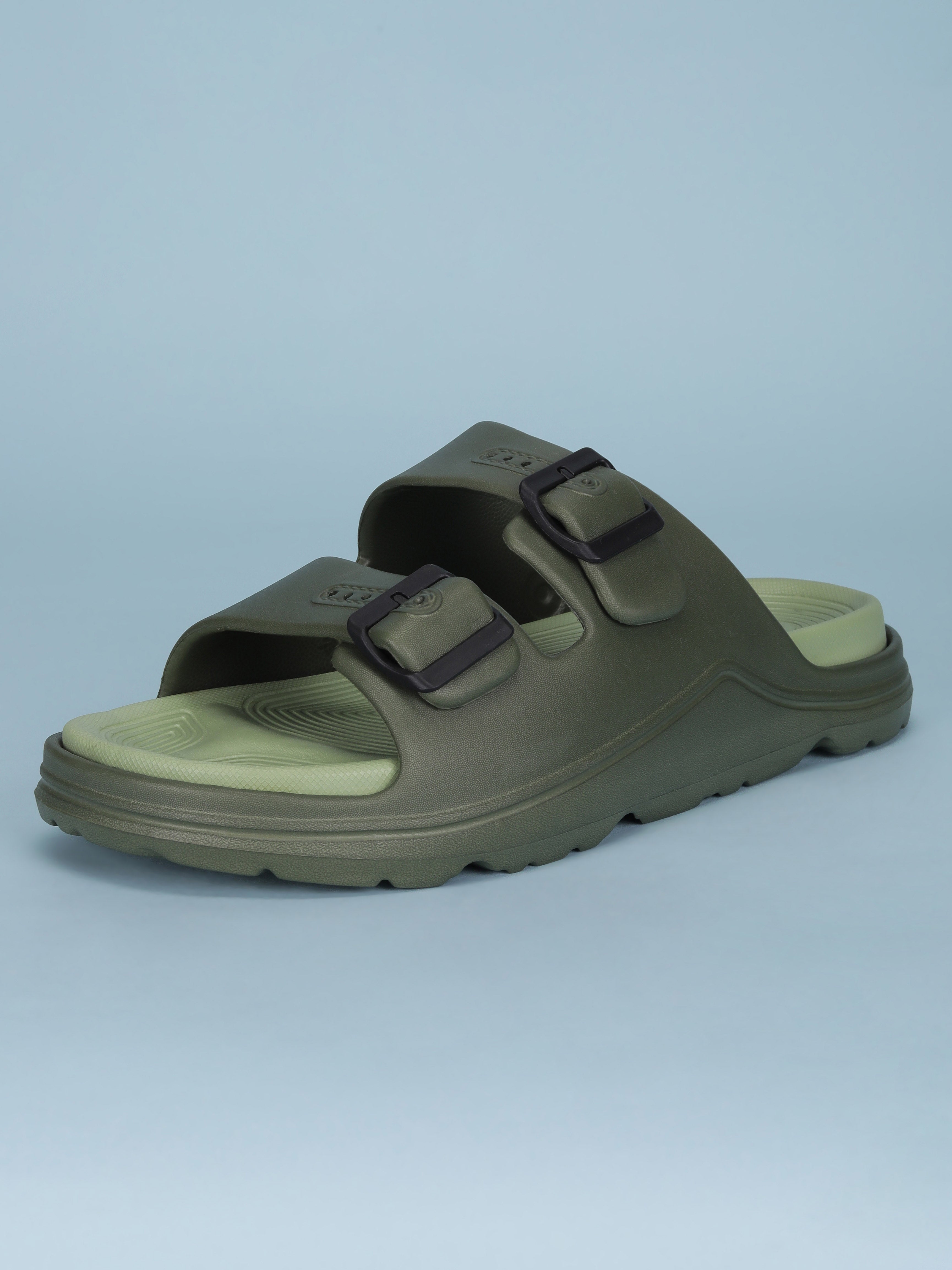 Avant Men's BuckleStride Sliders - Olive