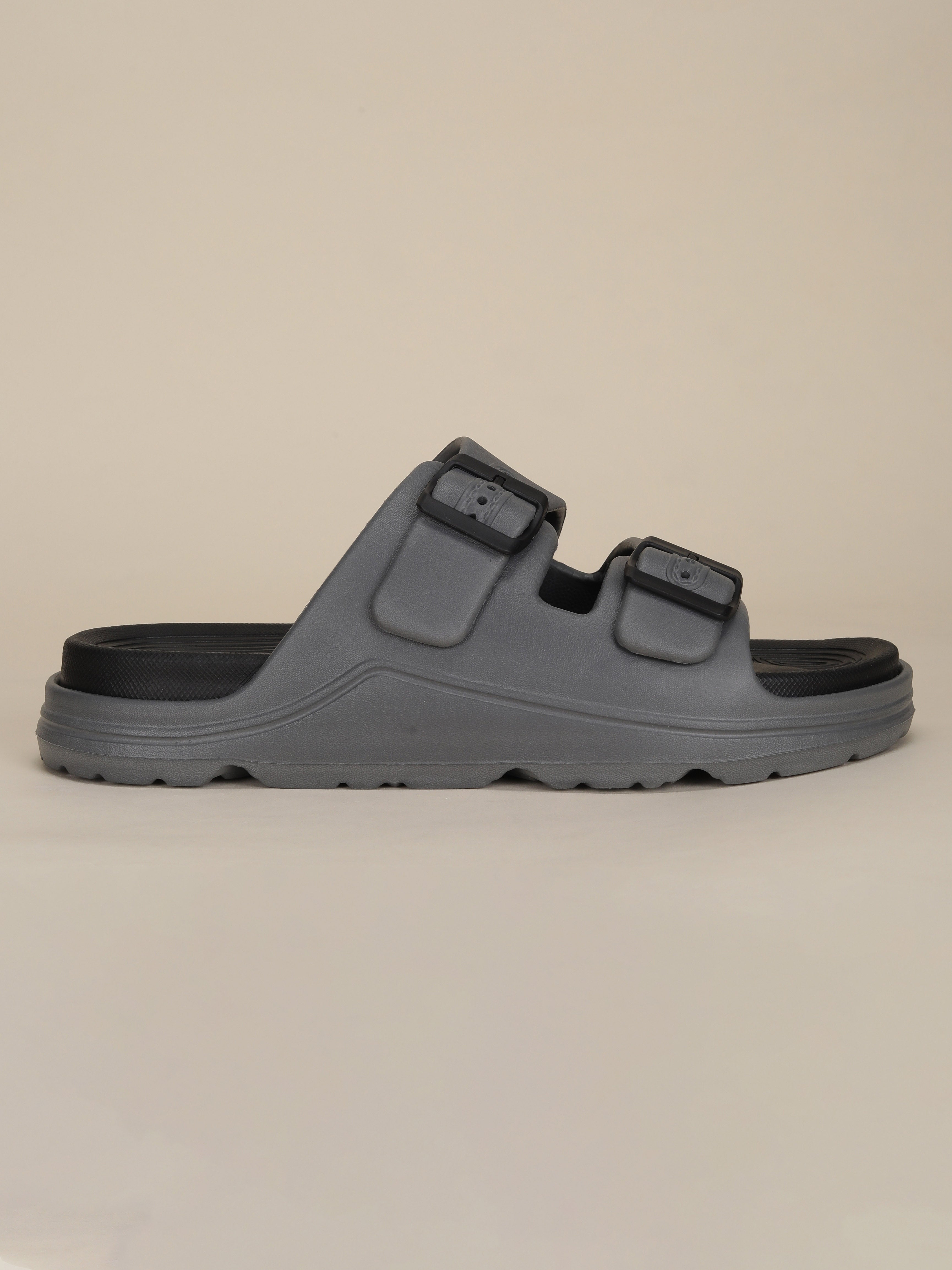 Avant Men's BuckleStride Sliders - Grey