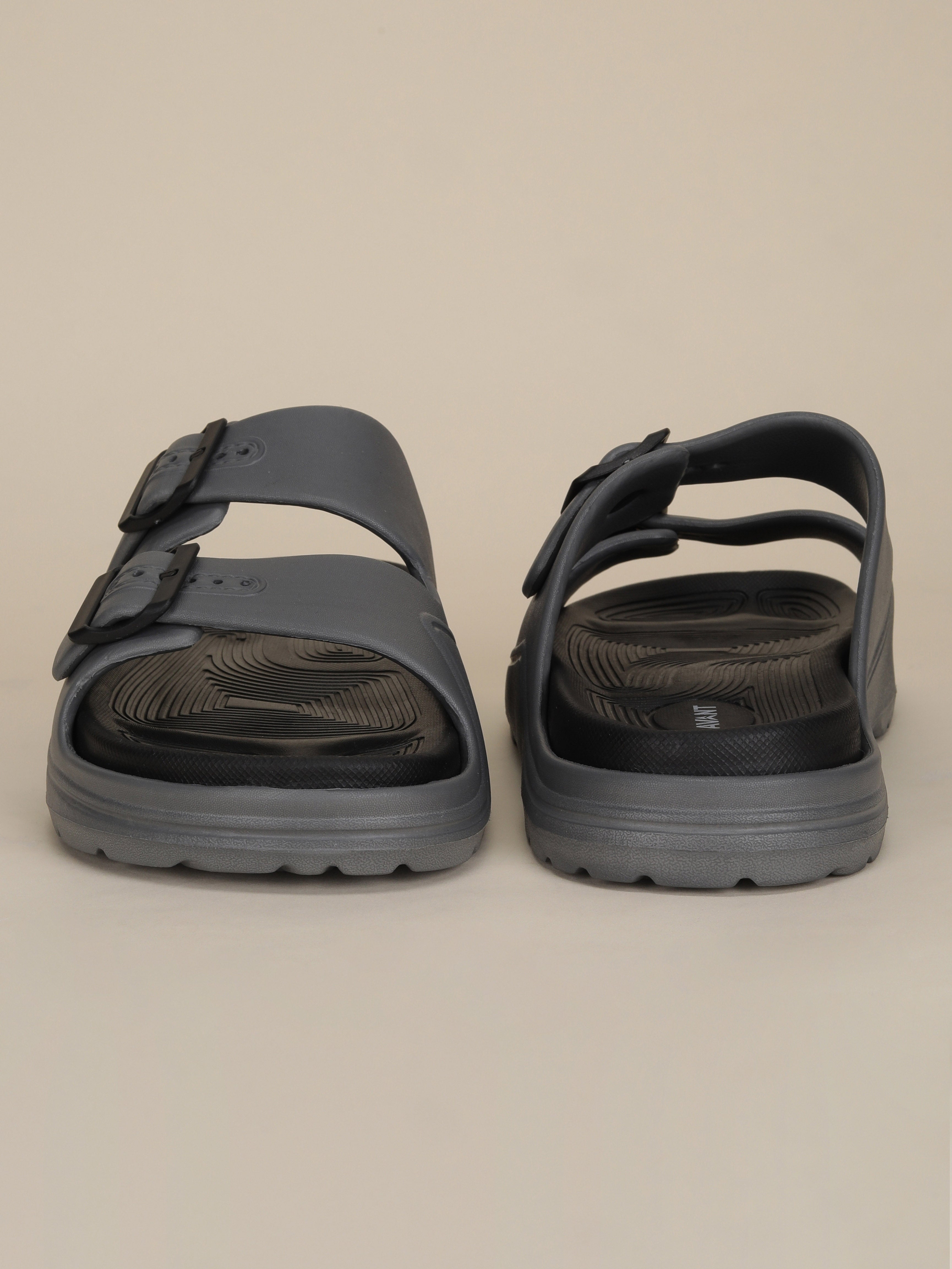 Avant Men's BuckleStride Sliders - Grey