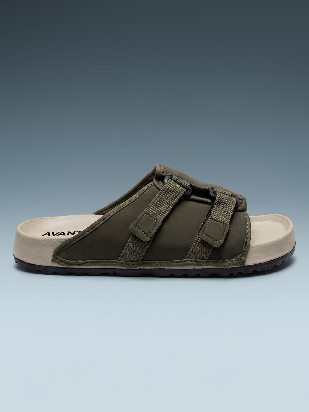Avant Men's CalmFit Sliders - Olive/Beige