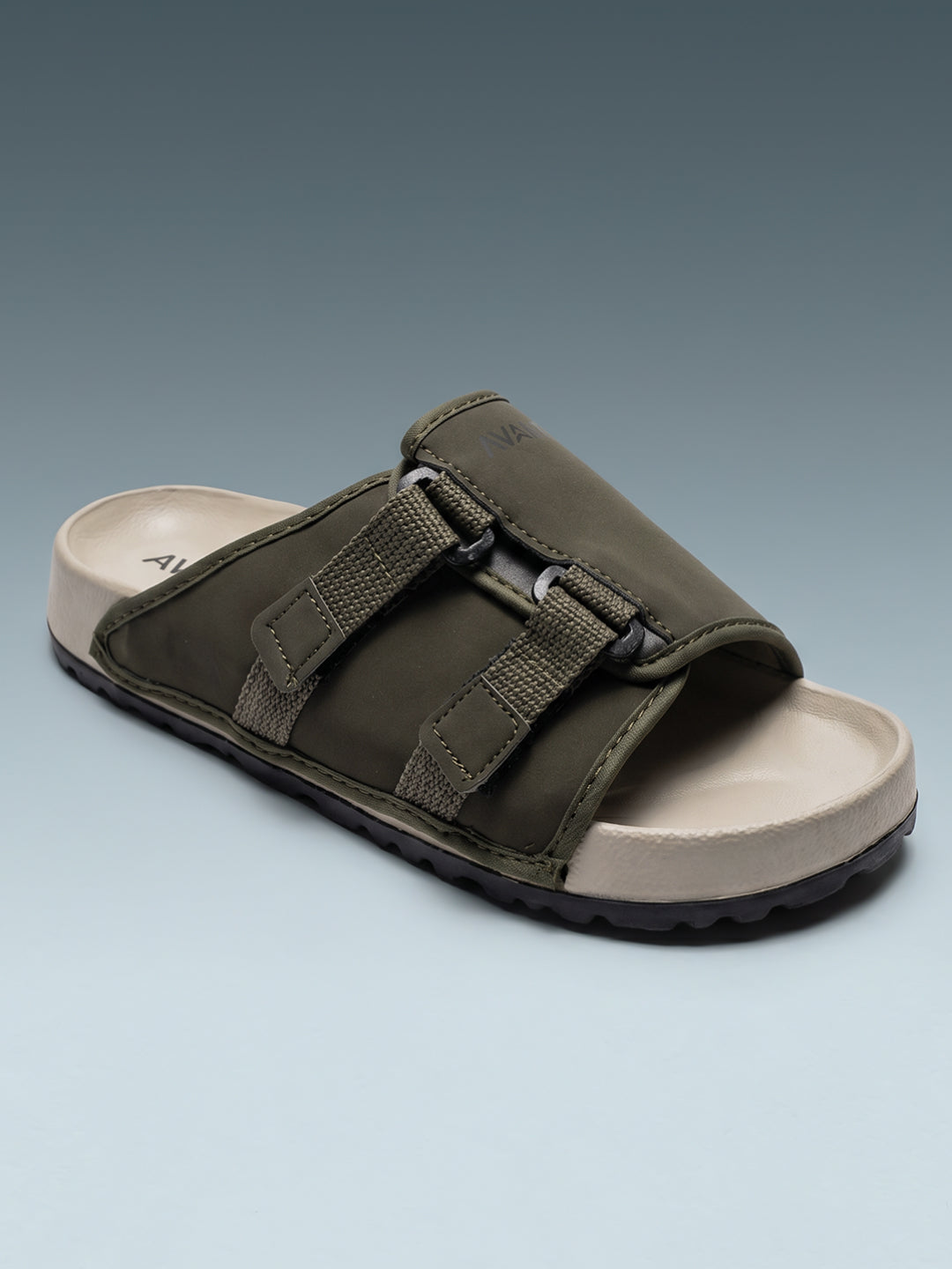 Avant Men's CalmFit Sliders - Olive/Beige
