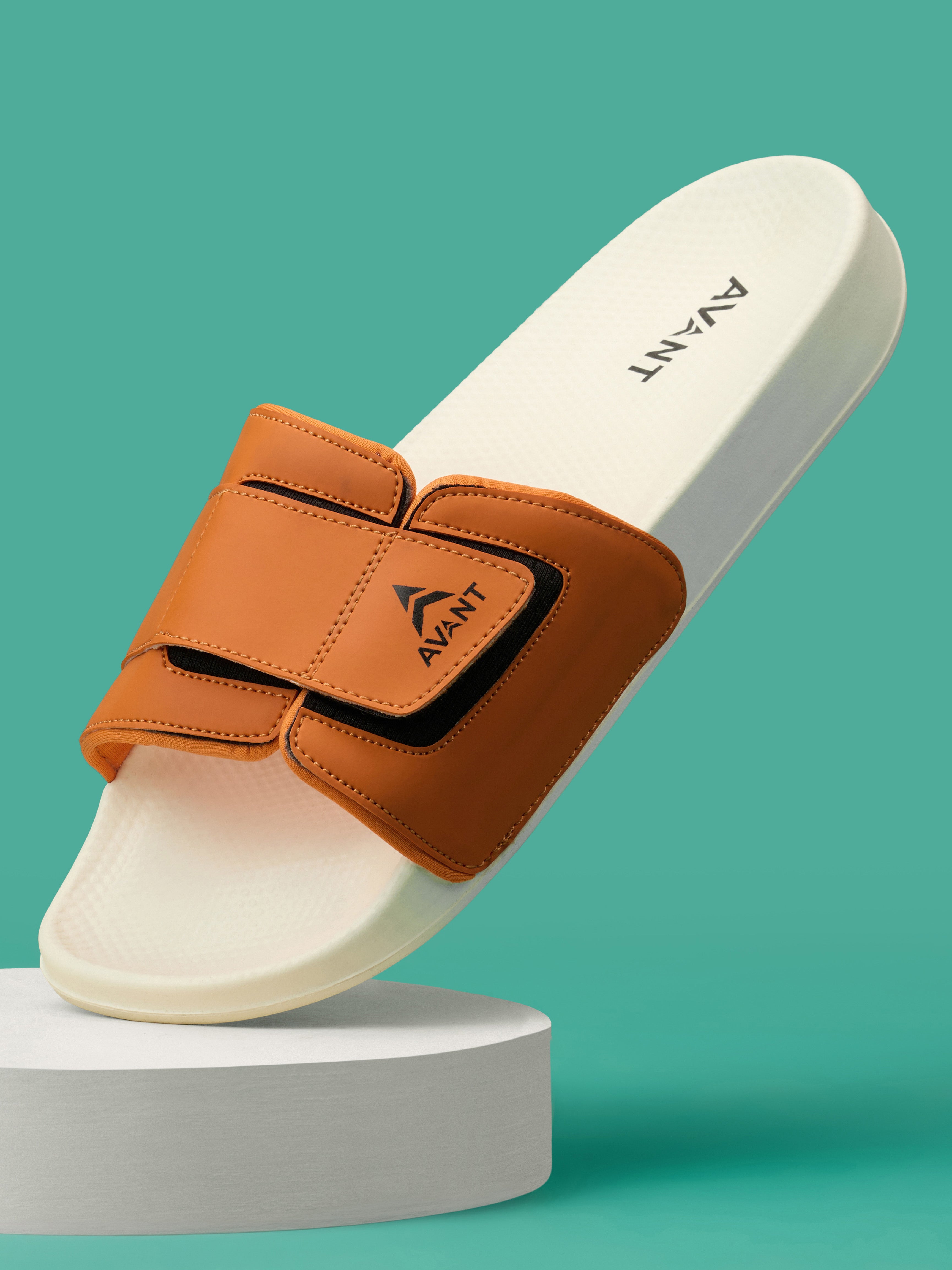 Avant Men's Stepster Sliders  - Orange