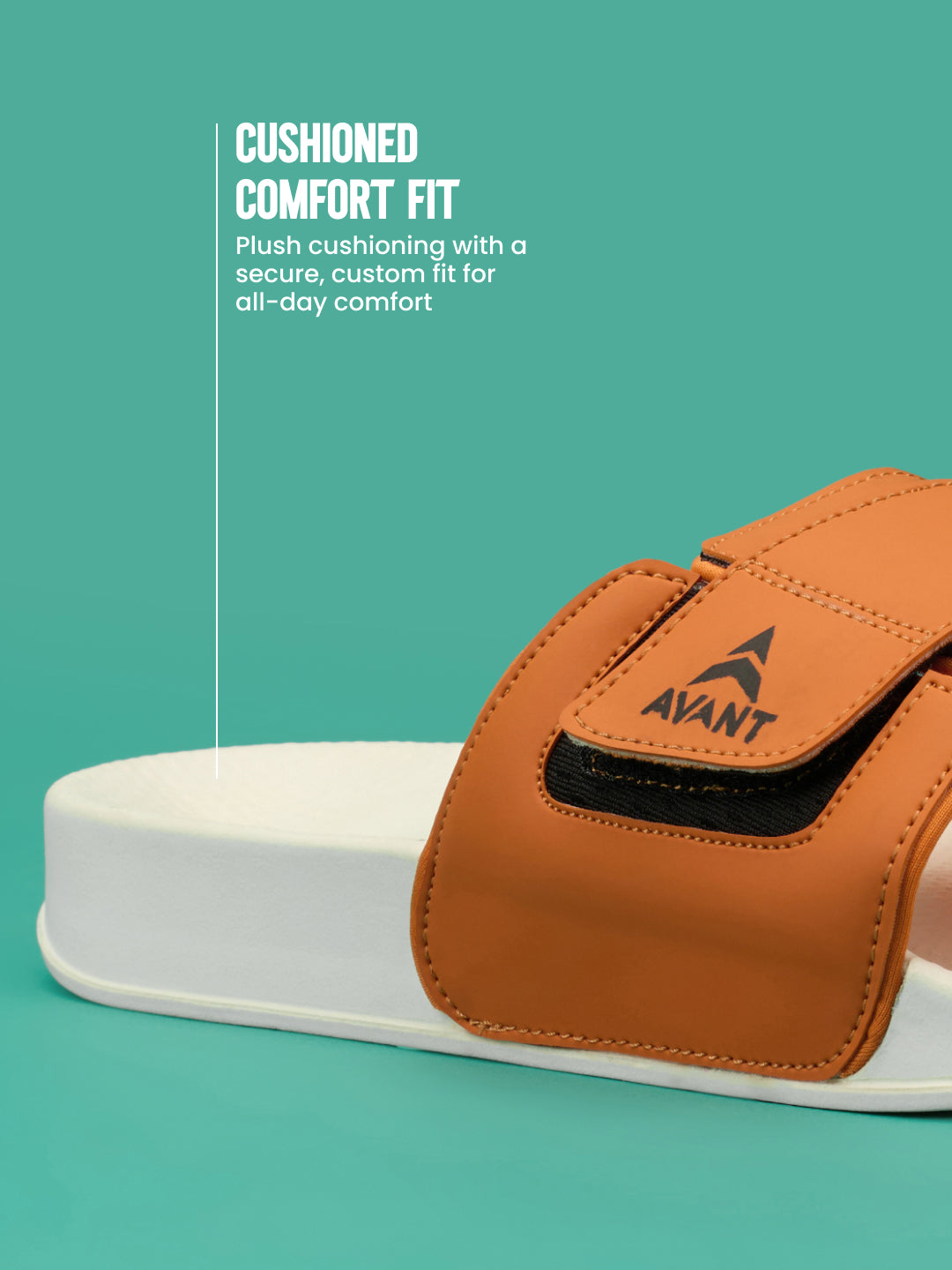 Avant Men's Stepster Sliders  - Orange