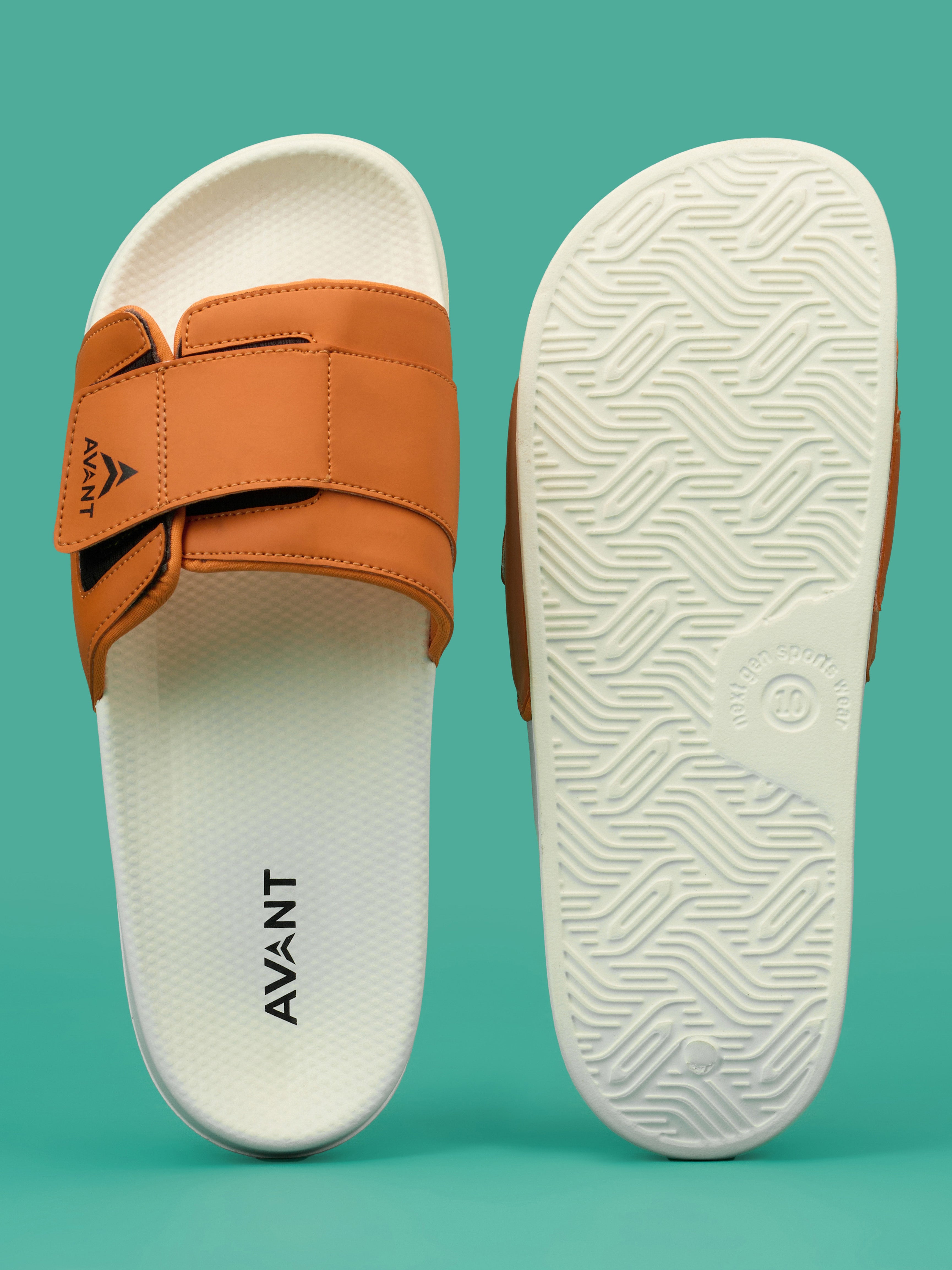 Avant Men's Stepster Sliders  - Orange