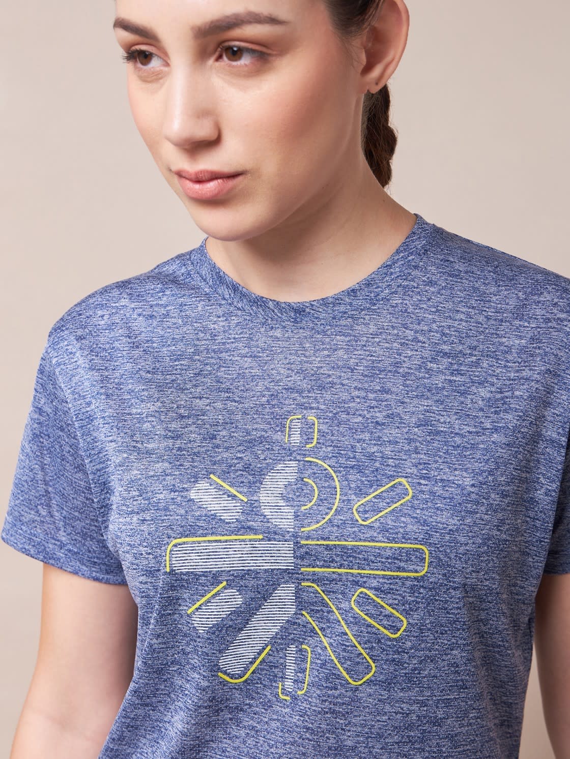 Logo Chest Graphic Workout T-shirt