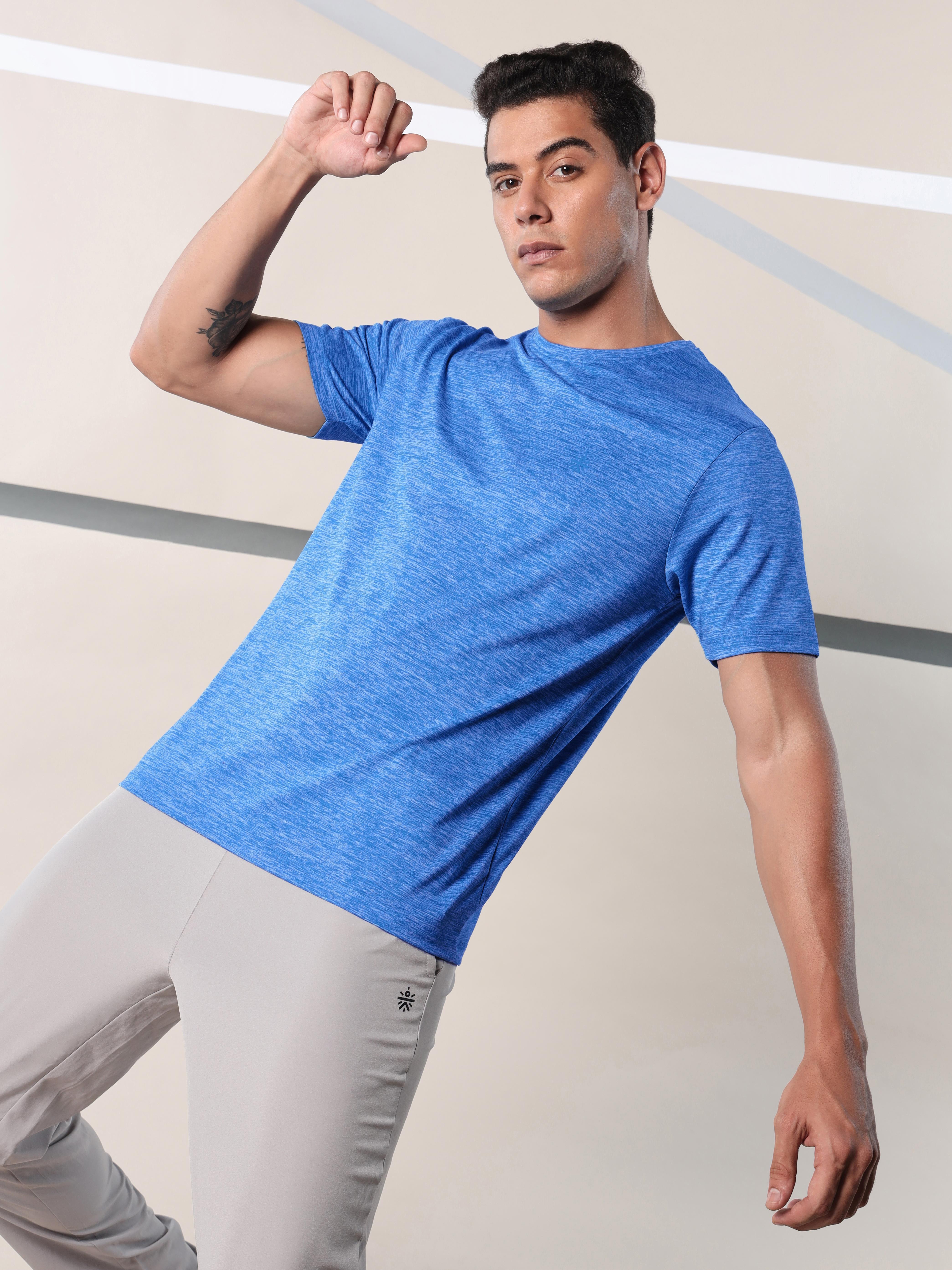 Men's Train All Day Royal Blue Comfortech T-shirt