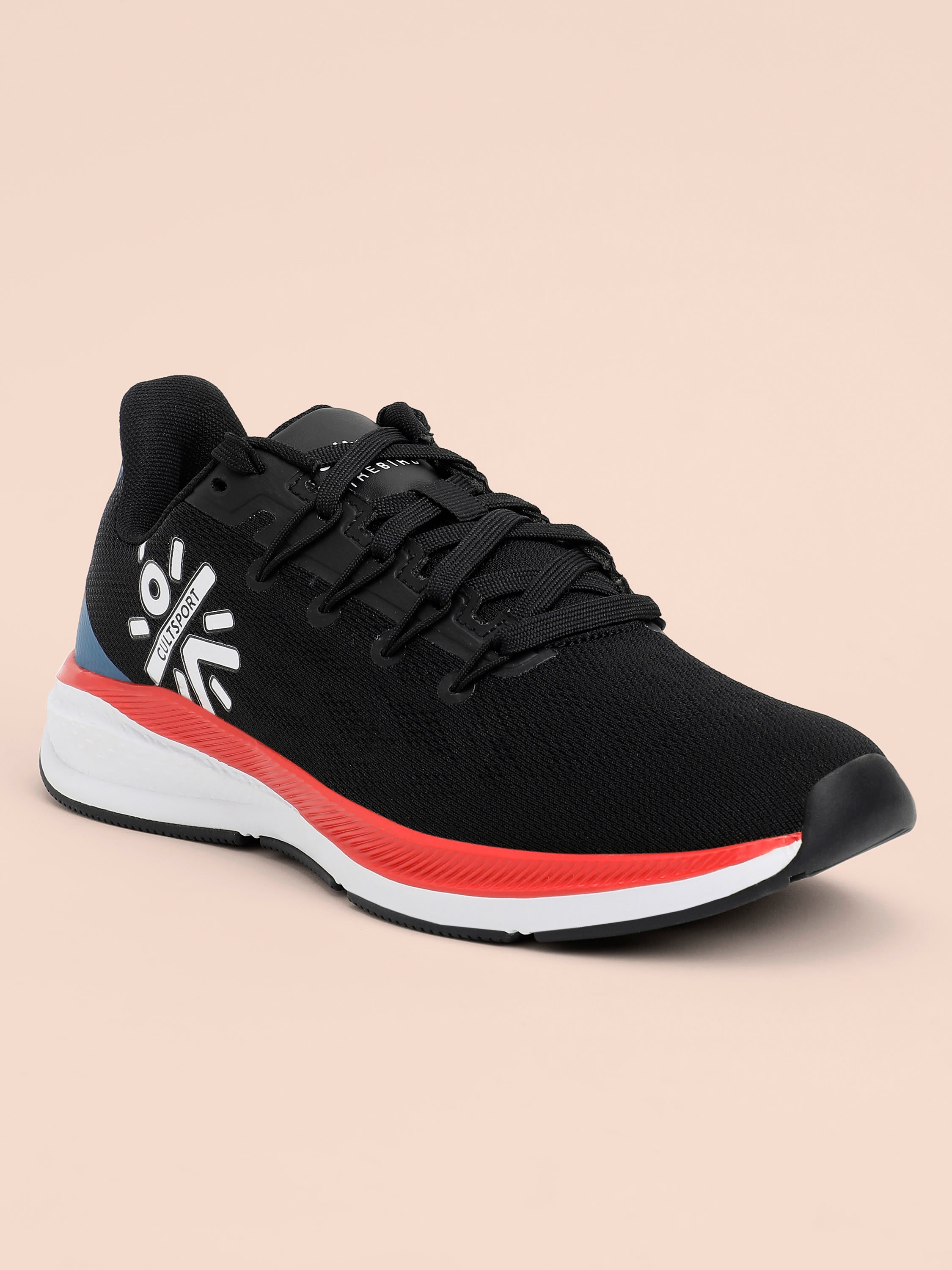 cult Firebird Women Running Shoes - Black/Red/Blue