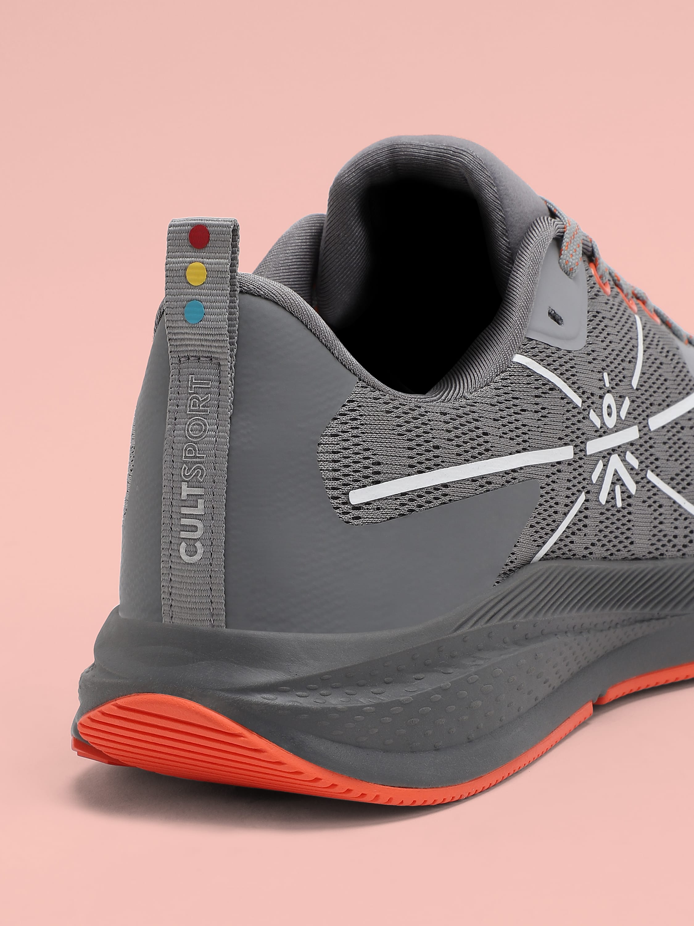 cult Flomo Men Running Shoes - Grey/Orange