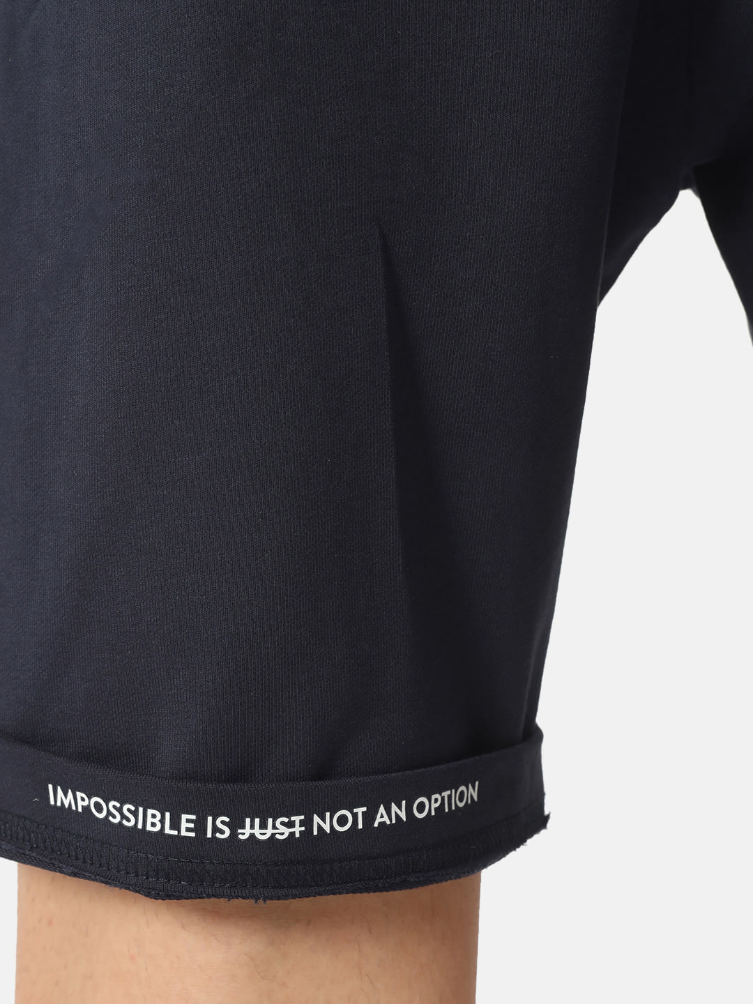 Graphic Print Shorts with Side Pockets