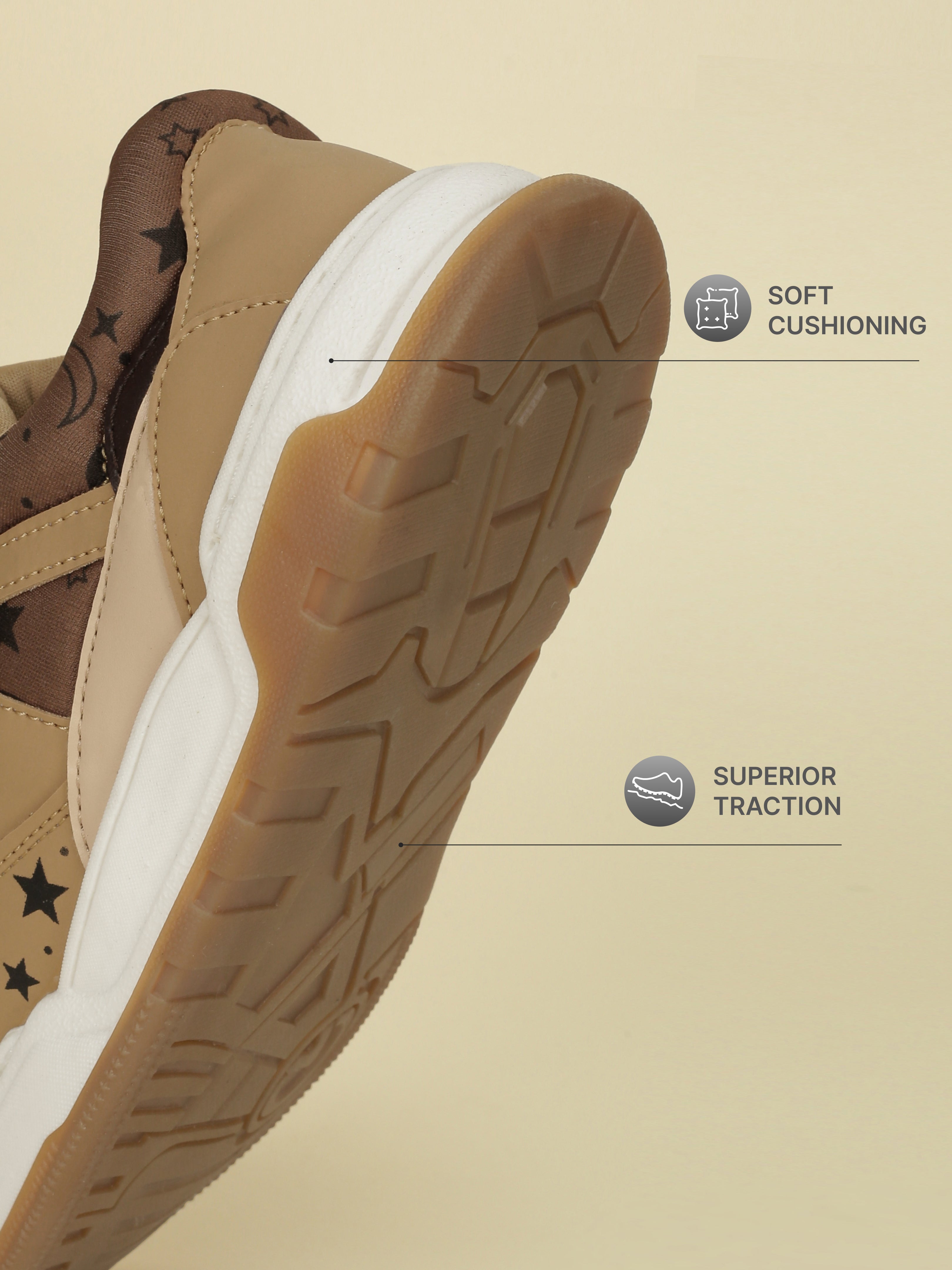 Avant Kids' StarChase Sneakers - Beige