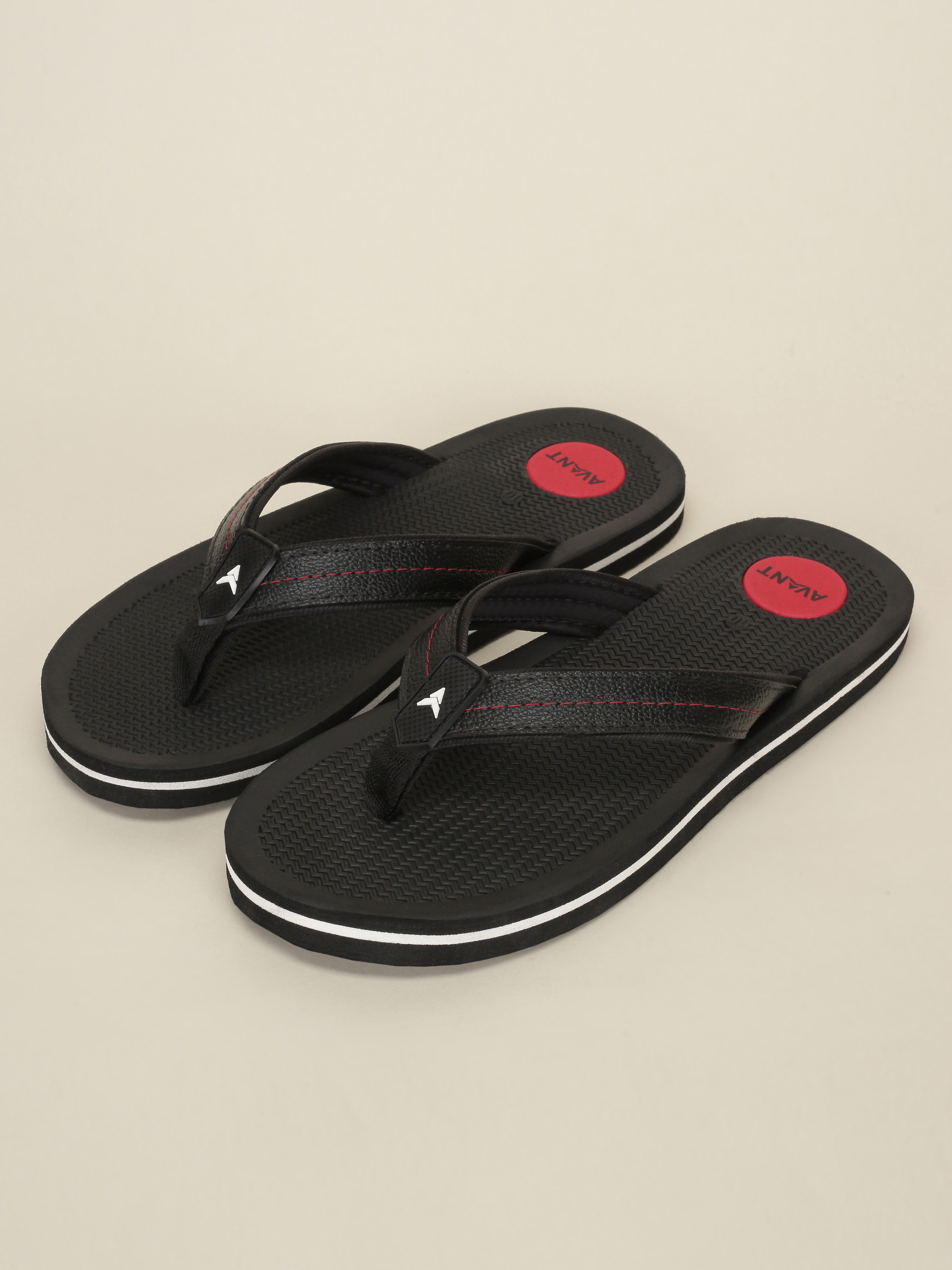 Avant Men's ComfortWalk Flip Flops - Black