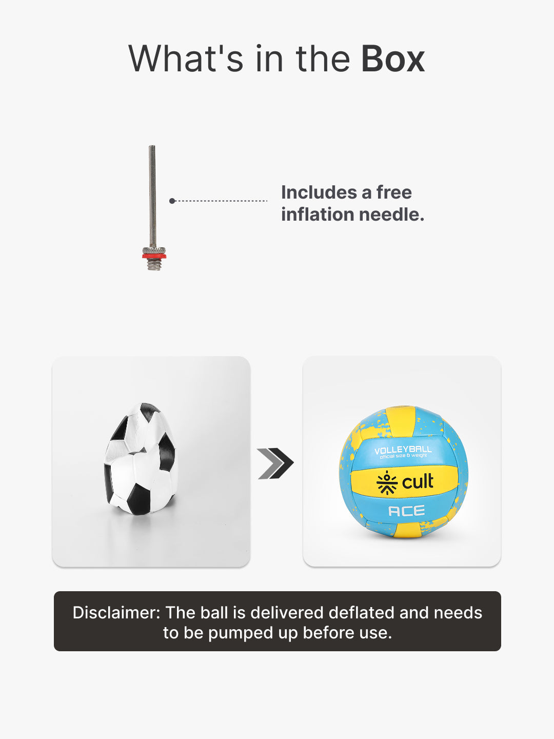 cult Volleyball ACE Blue Yellow