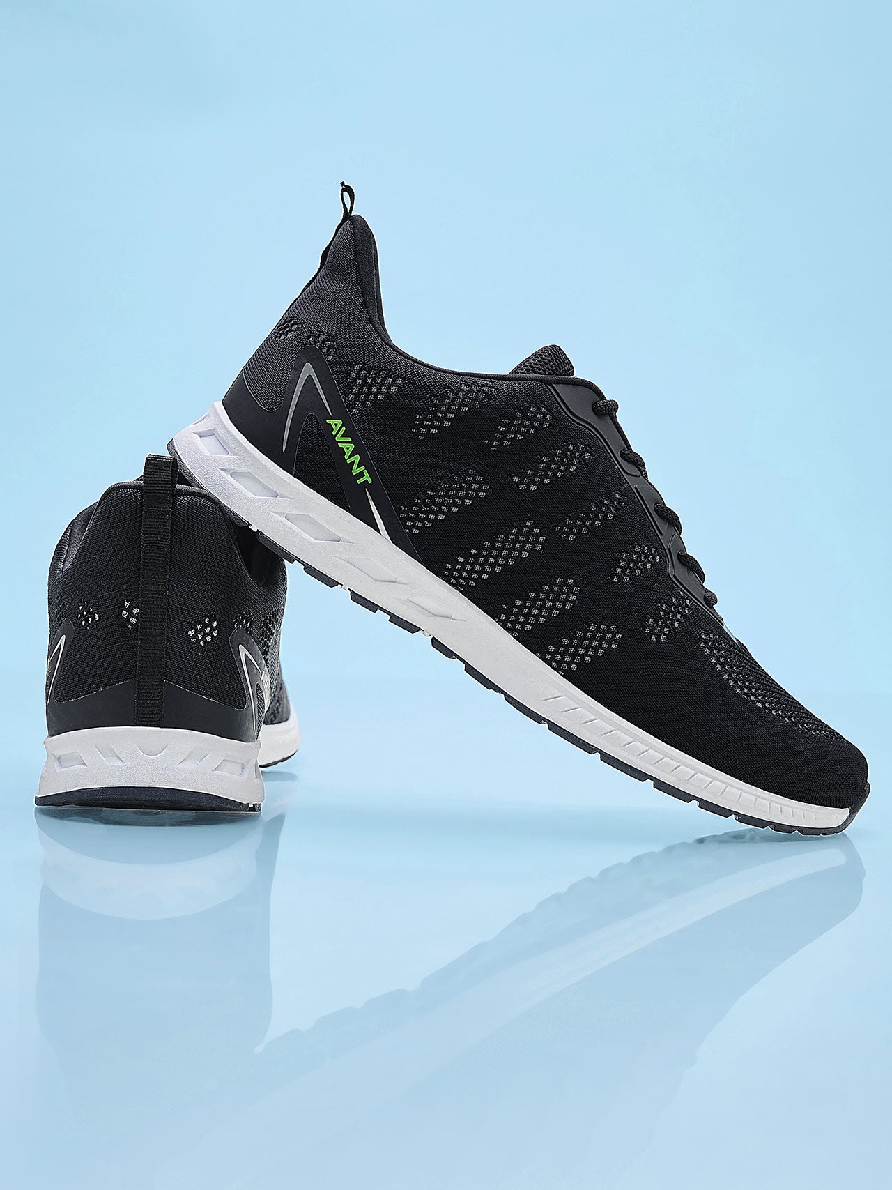 Avant Men's Hurricane Casual Shoes- Black/White