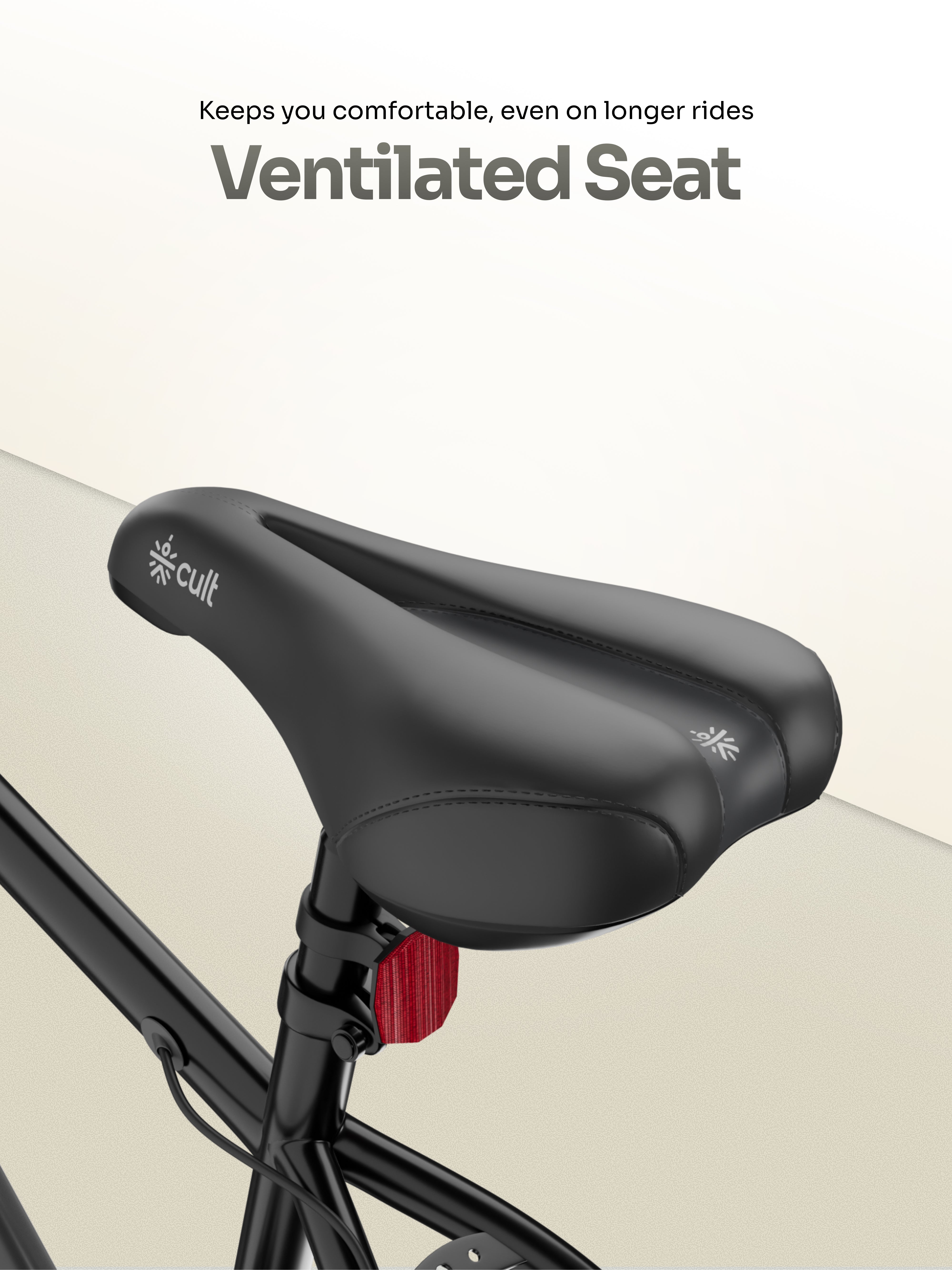 Cult Revon 27.5T Steel Mountain Bike with Dual Disc Brake and Front Suspension, Black-Grey